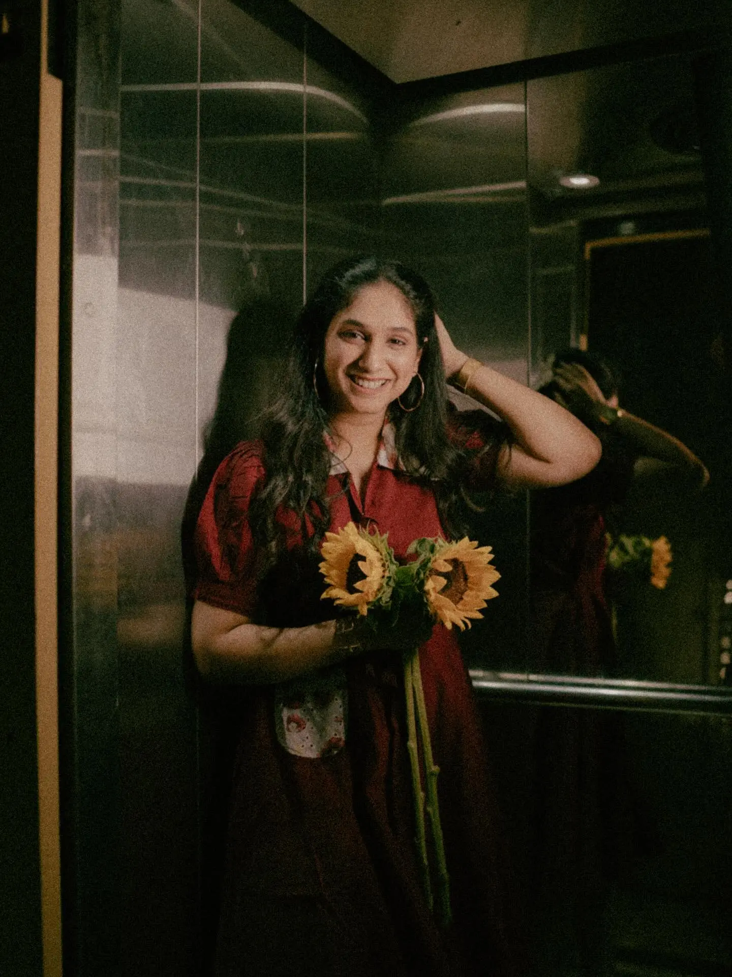 Sunflower Photoshoot Inspires Floral Trends Priyadarshini Indalkar dazzles in a sunflower photoshoot with chic outfit and artistry!!!!