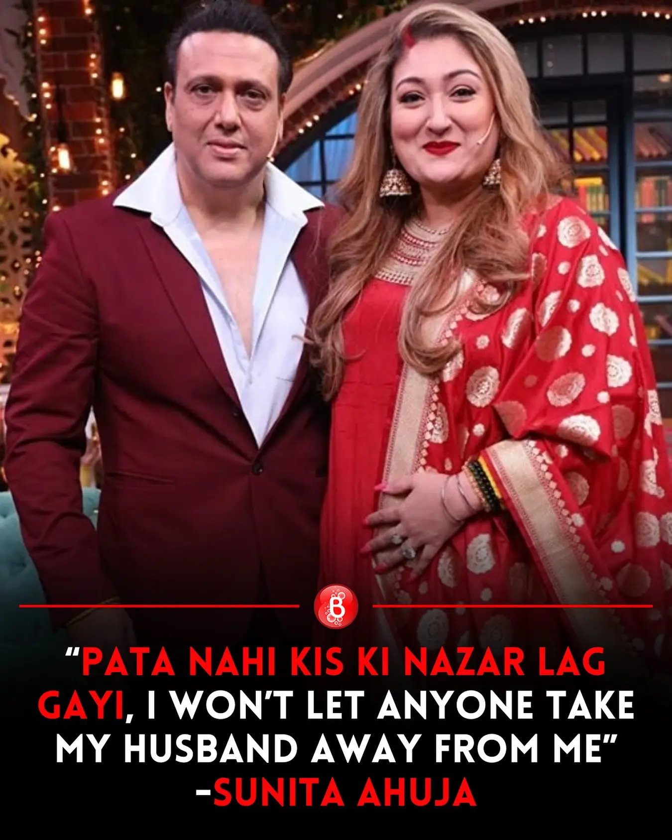 Sunita Ahuja Discusses Govinda Marriage Rumours Bollywood love story faces media scrutiny as Sunita hints at marital cracks amid rumors!!