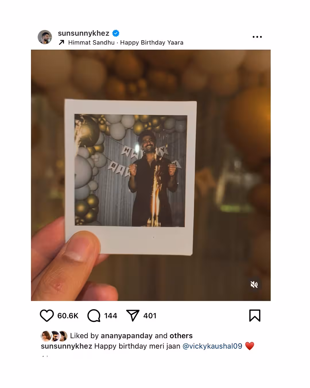 Sunny Kaushal’s Heartwarming Tribute To Vicky