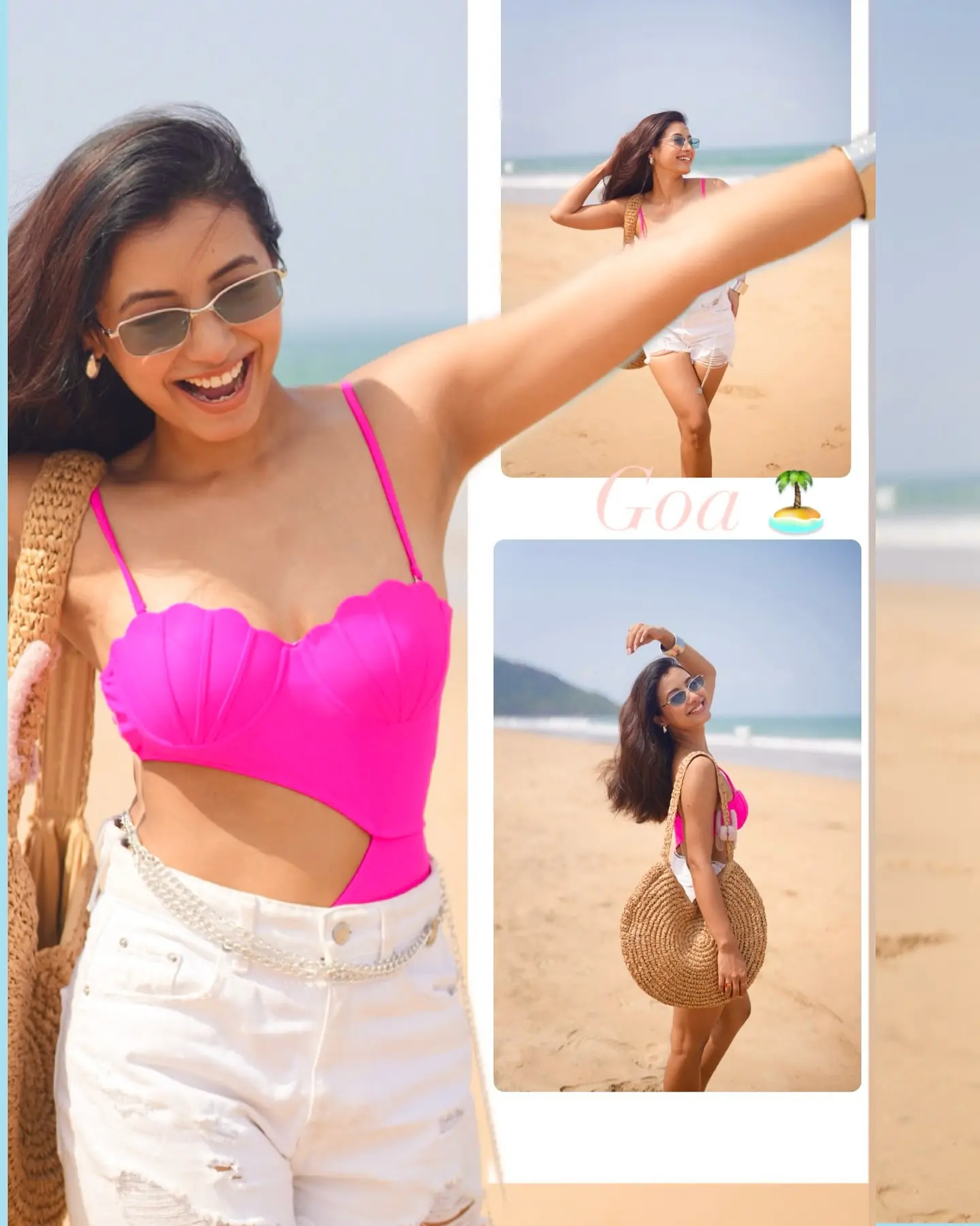 Surabhi Das Embraces Beach Vibes In Urban Backdrop Cruising city streets with calm style as Surabhi Das blends coastal vibes and urban charm