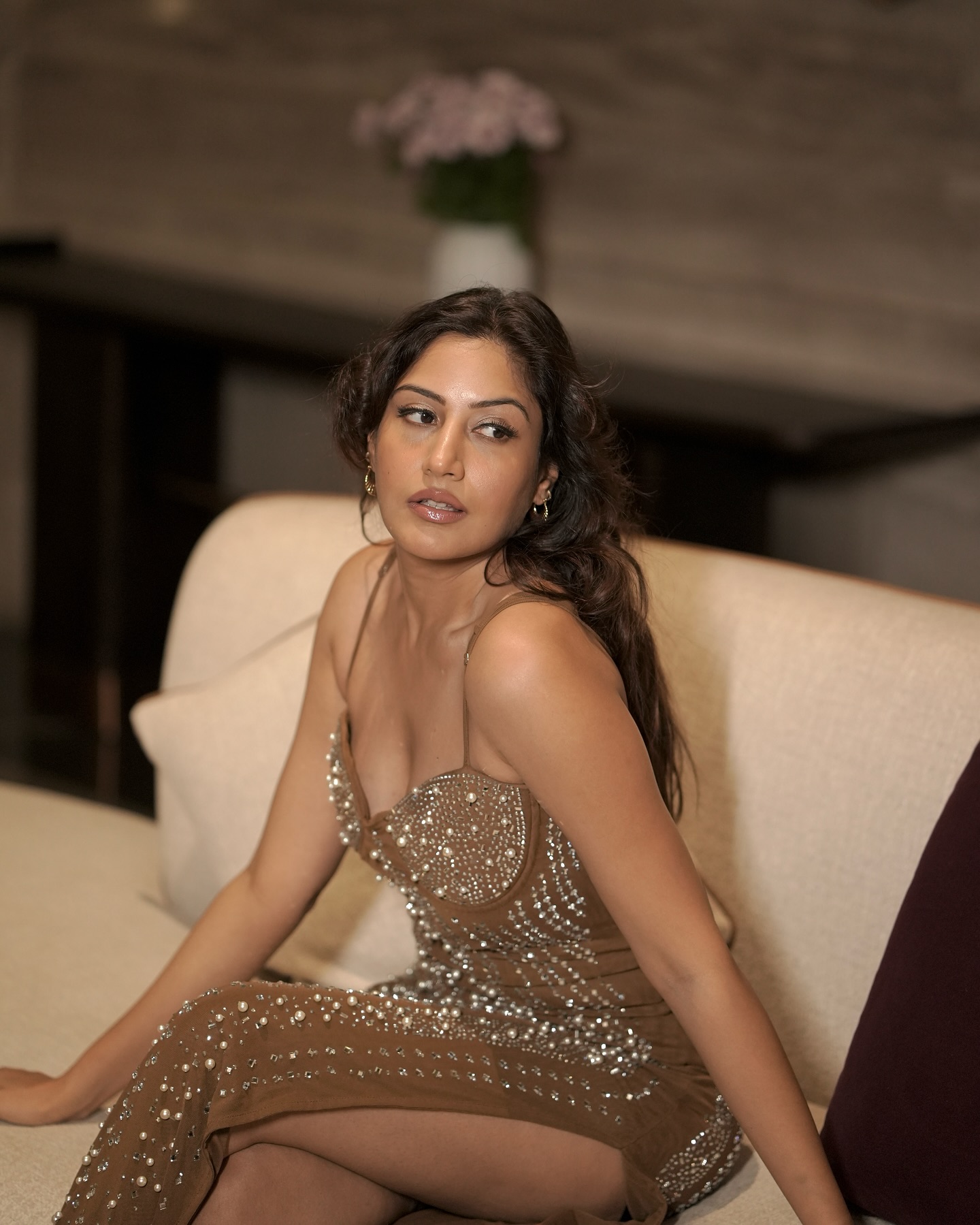 Surbhi Chandna Stuns In Designer Ensemble Chic look setting fresh trends with unique accessories as Surbhi Chandna dazzles on screen.