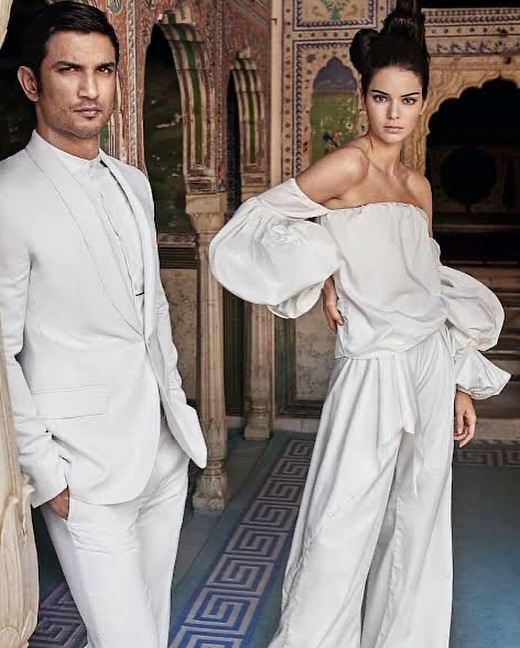 Sushant Singh Rajput & Kendall Jenner Vogue India Frame