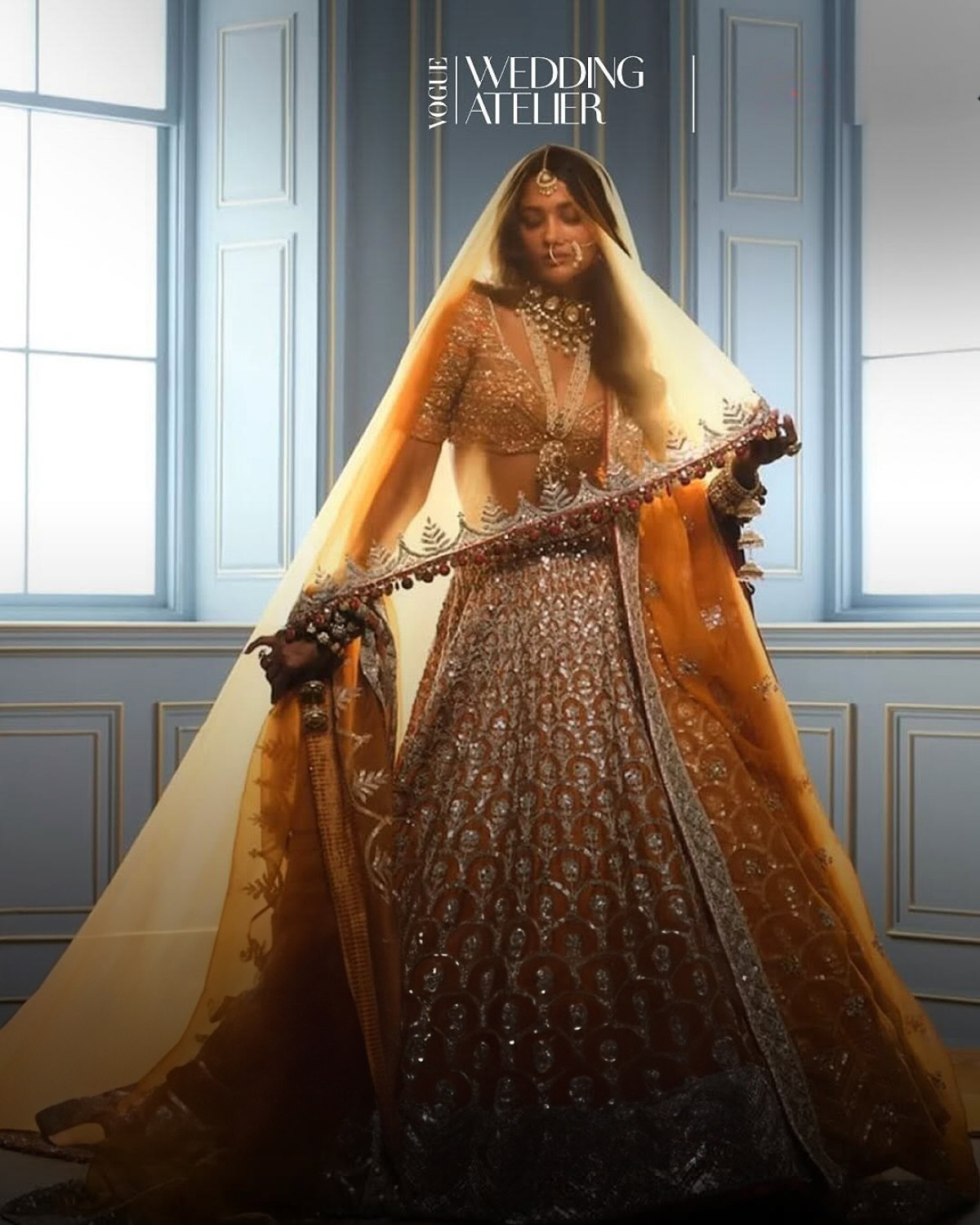 Sushrii Mishraa Shines In Manish Malhotra X Vogue India Collab Chic allure unveiled as Sushrii Mishraa exudes charm and poise in a groundbreaking fashion