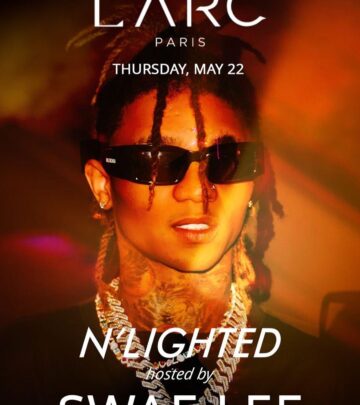 Globally celebrated Swae Lee lands in Paris for a live gig full of energy and flair now!!.