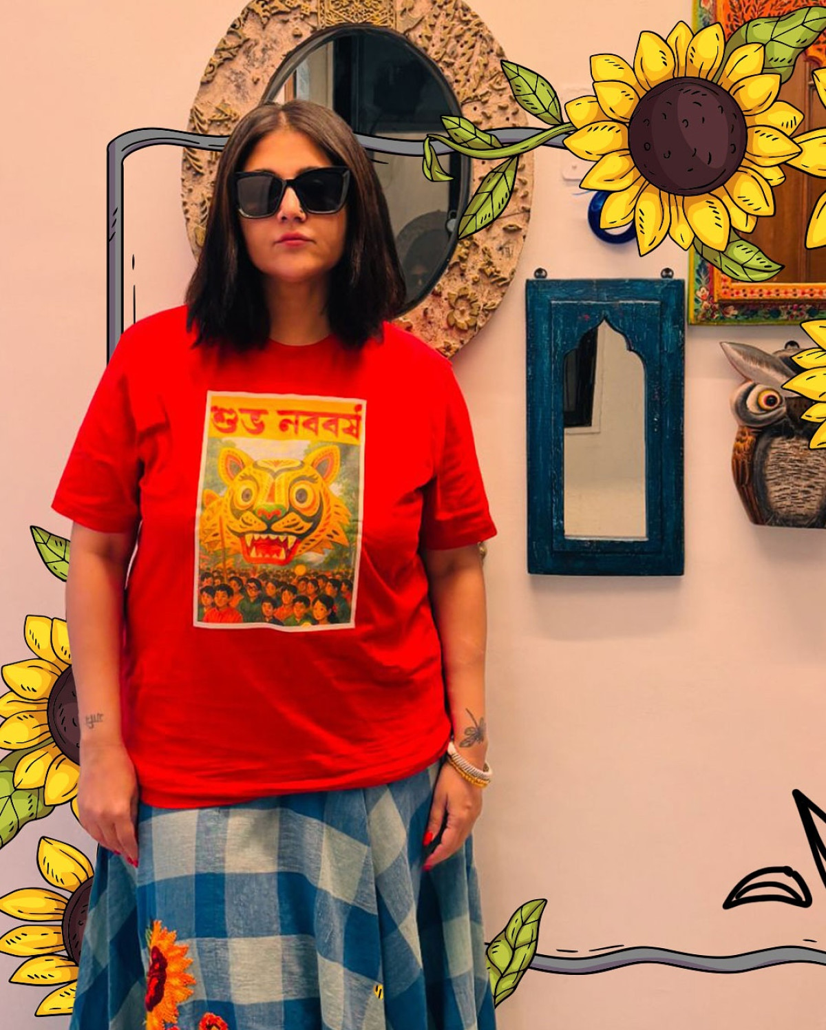 Celebrity style meets poetic vibes: Swastika Mukherjee dazzles in floral casual chic, wow