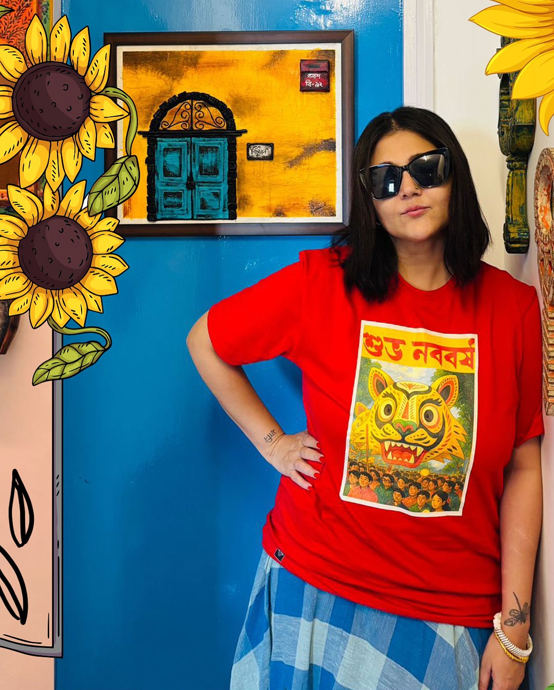 Swastika Mukherjee Flaunts Colorful Floral Style