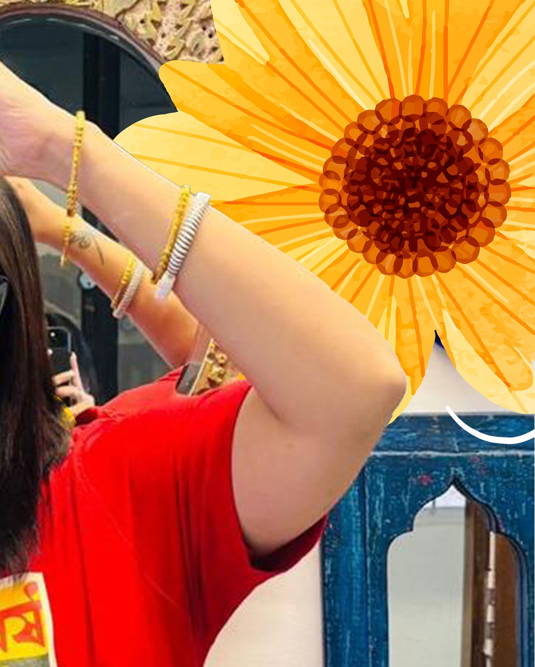 Swastika Mukherjee Flaunts Colorful Floral Style