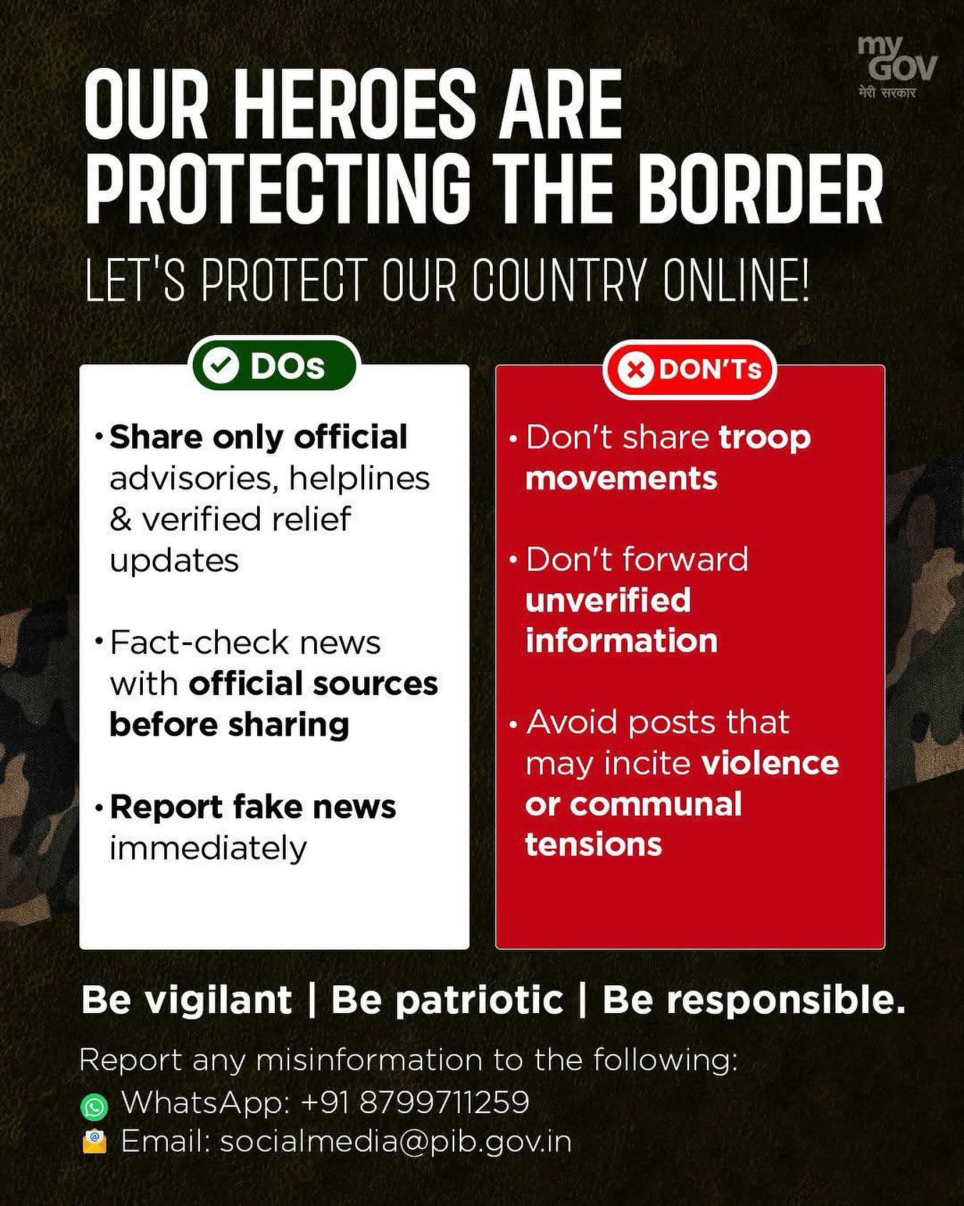 Reflecting on the power of unity, social media caution, and sincere prayers for our army.