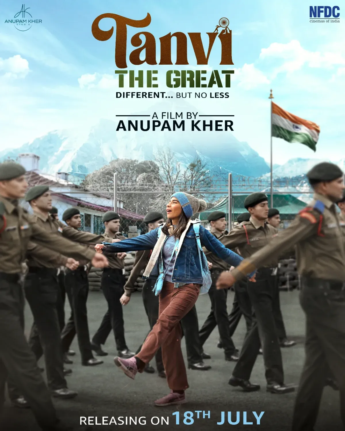 Tanvi The Great Poster Debuts In Cinemas Unleashing strength through cinema, Tanvi The Great debuts on July 18 with high hopes!!??!