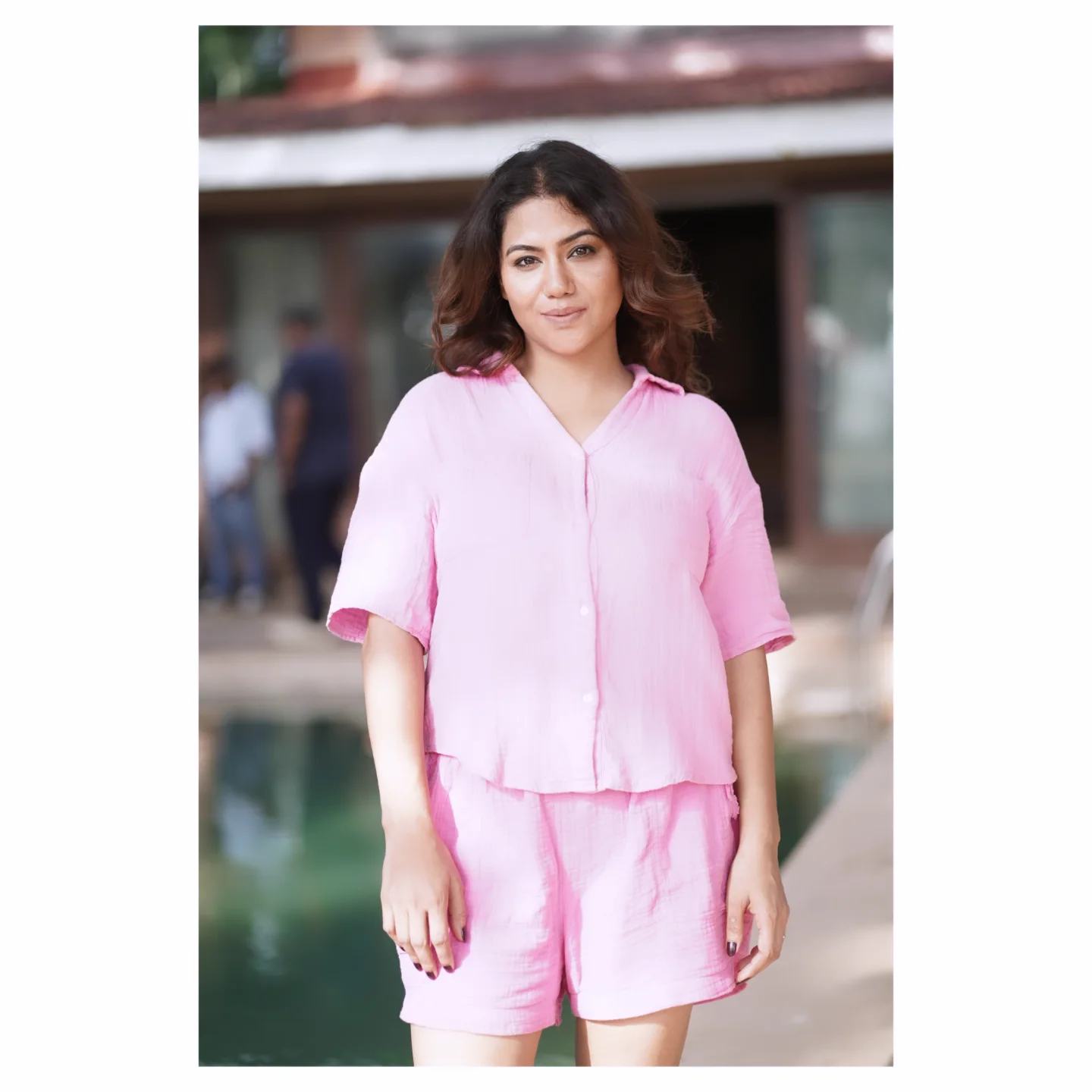 Tanya Desai Beats Monday Blues with Pastel Pink Vibes