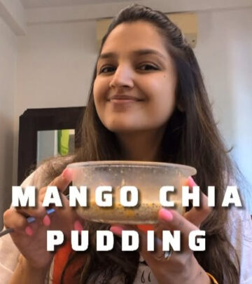 Celebrity Tara Berry whips up a refreshing, healthy mango chia pudding treat for fans now.