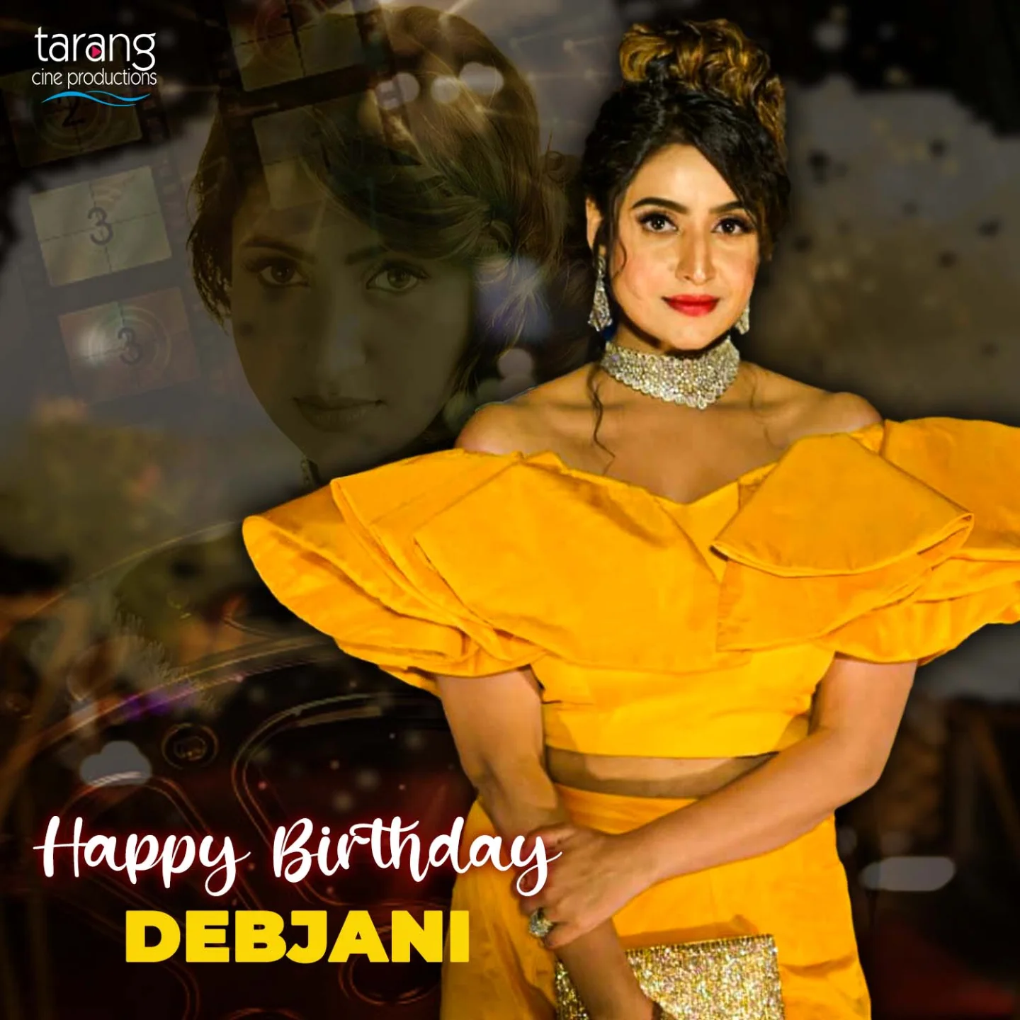 Tarang Cine Productions Celebrates Debjani Deghuria’s Birthday Ollywood’s top studio sends warm wishes to a star on her special day, exuding iconic charm.