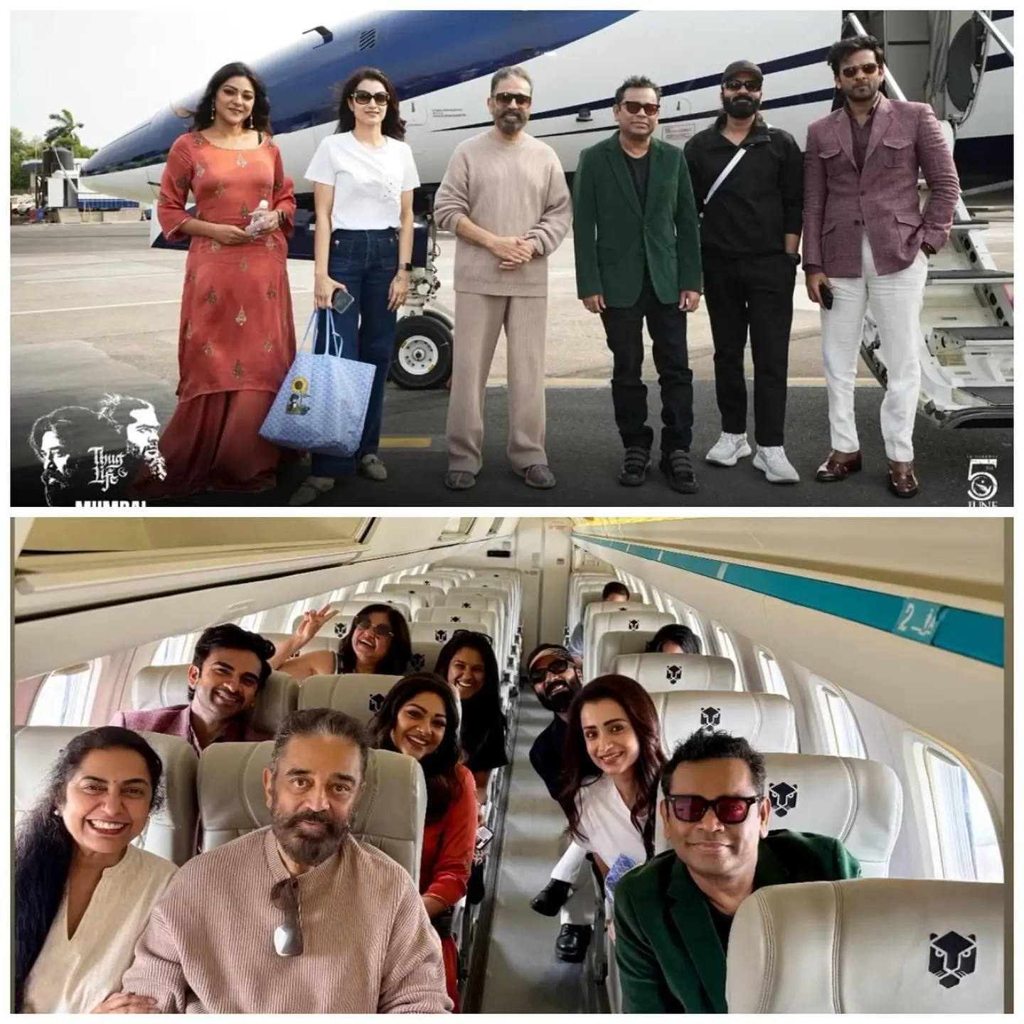 Team Thug Life Arrives In Mumbai A star-studded crew brings flair, turning Mumbai into a vibrant hub of cinematic style.!!!
