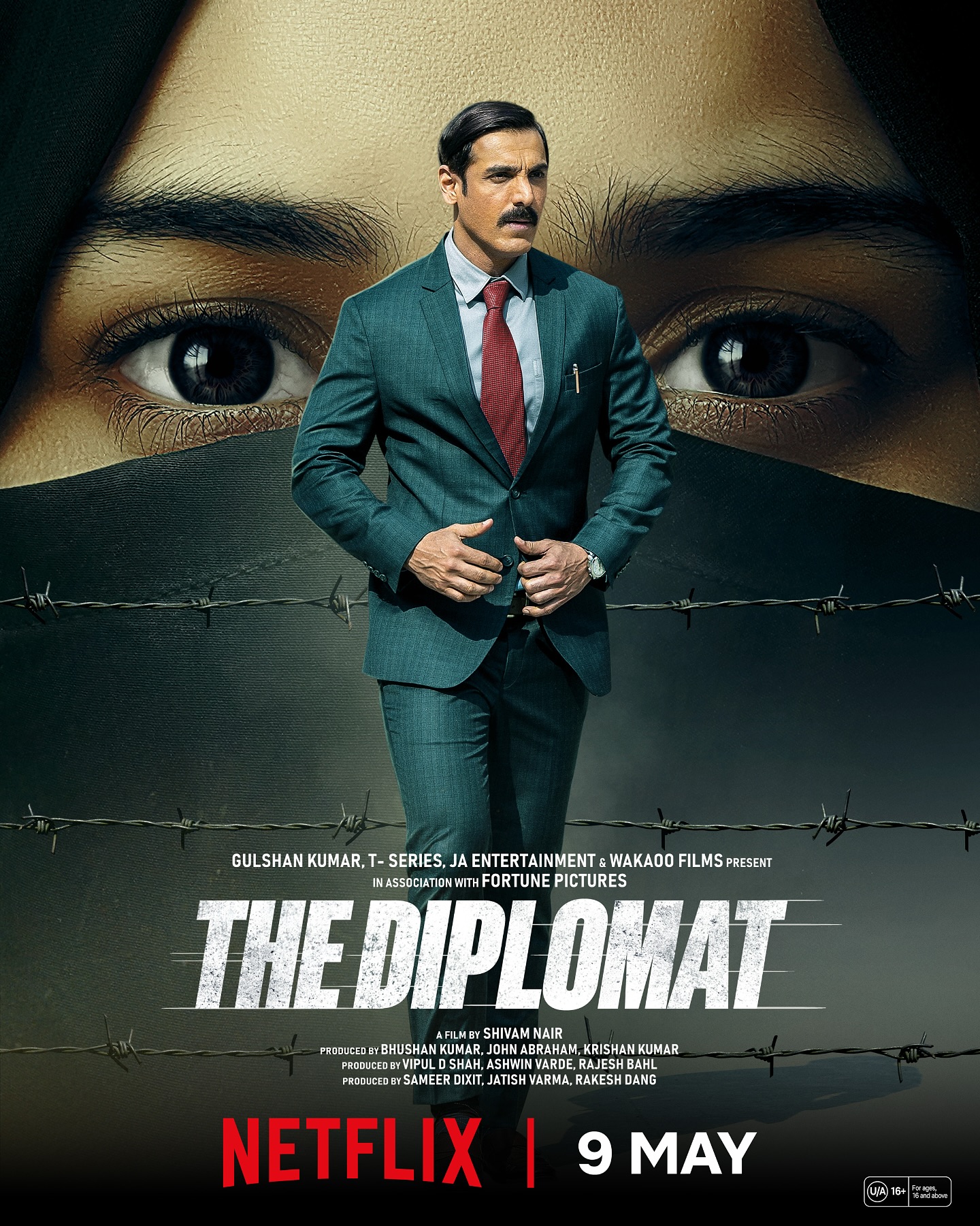 The Diplomat On Netflix Arrives May 9 John Abraham Leads 'The Diplomat' on Netflix in a diplomatic thriller premiering May 9!!!