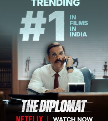 Film trends as The Diplomat tops Netflix India charts, wowing audiences with unique appeal