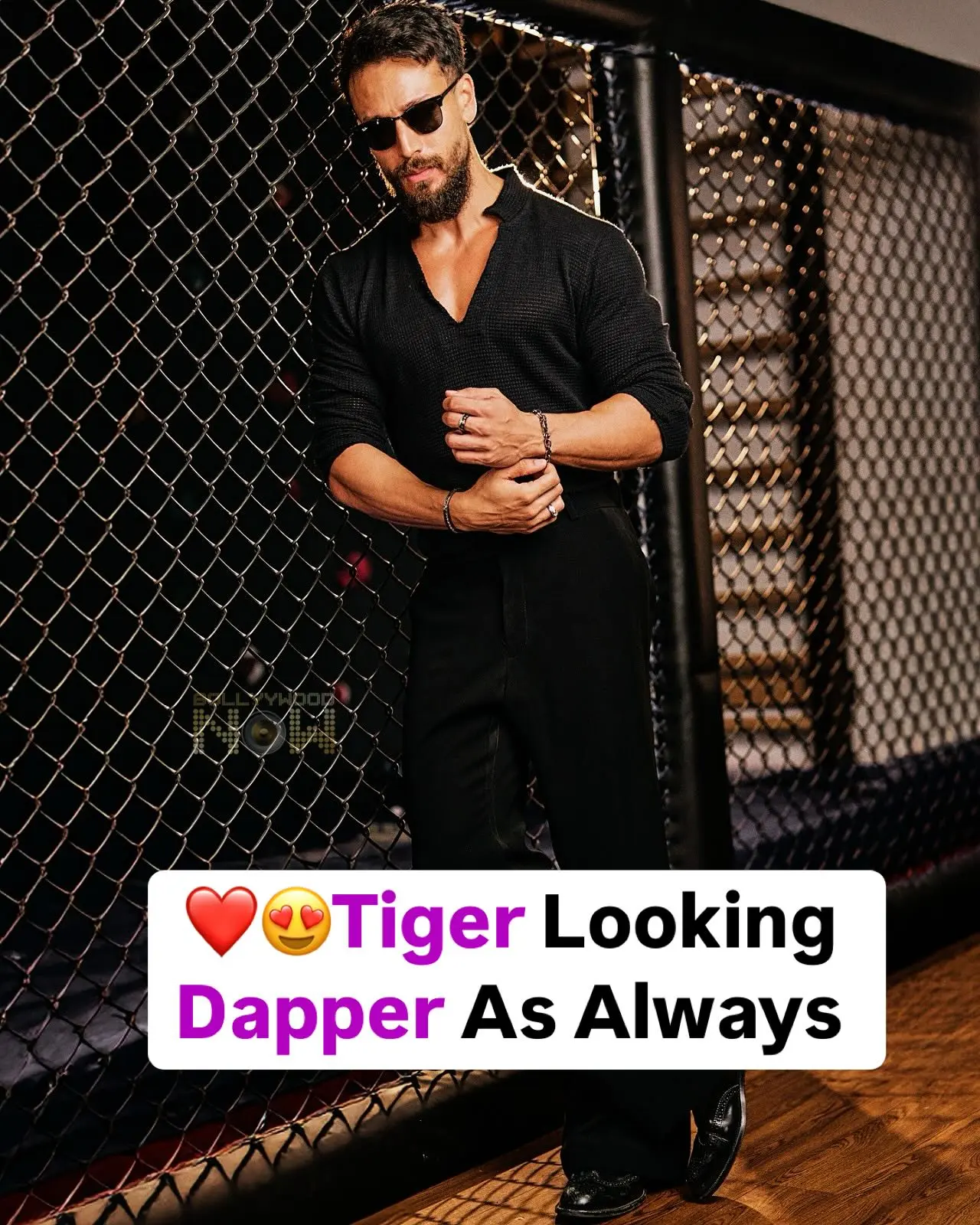 Tiger Shroff Shines in Latest Insta Post Bollywood ace Tiger Shroff stuns fans with his charm and striking looks in stunning photographs