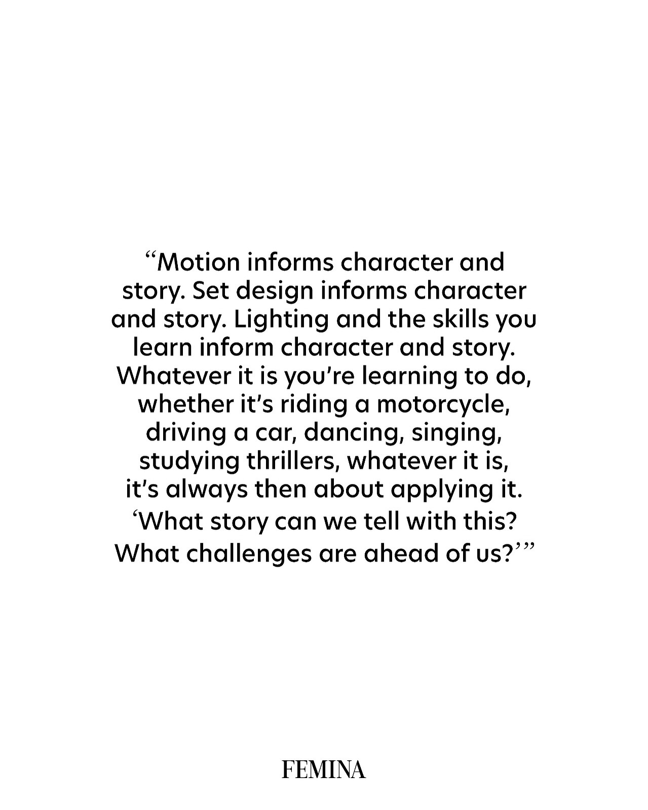 Tom Cruise Explores Storytelling Magic