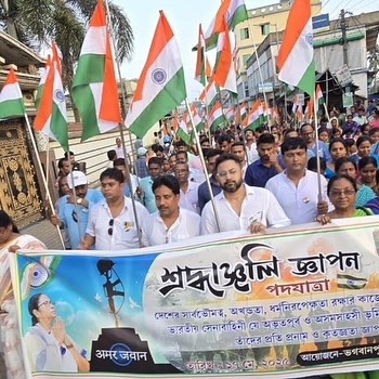 Tribute To Bravery: Solemn Procession Honors Indian Army