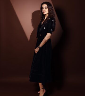 Trisha Krishnan Stuns In Black Dress