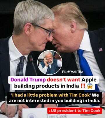 Trump Tells Tim Cook: No Building In India