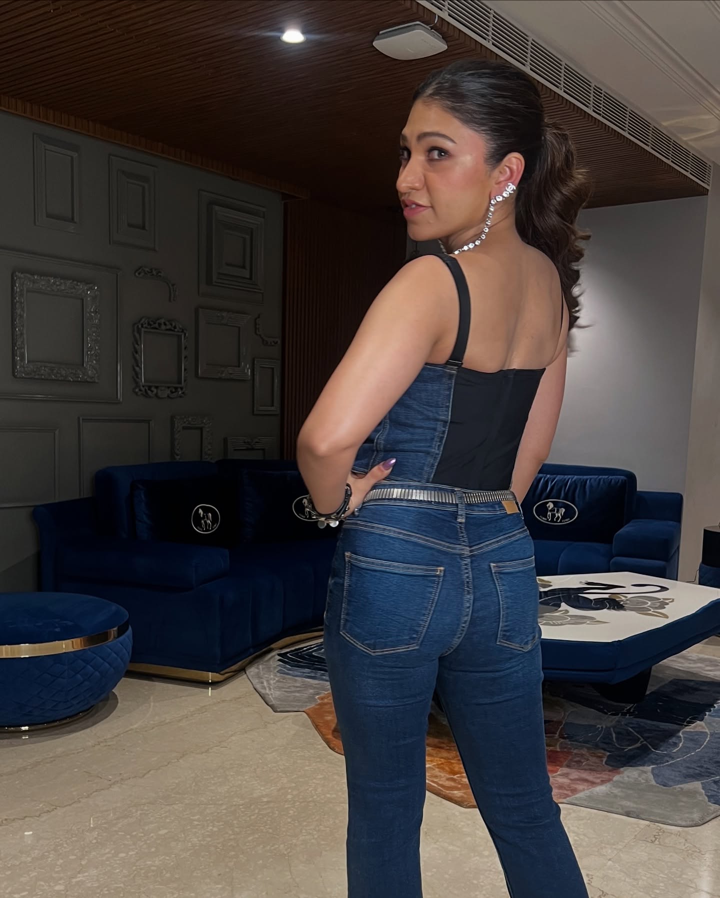 Tulsi Kumar Flaunts Bold Denim and Chic Accessories