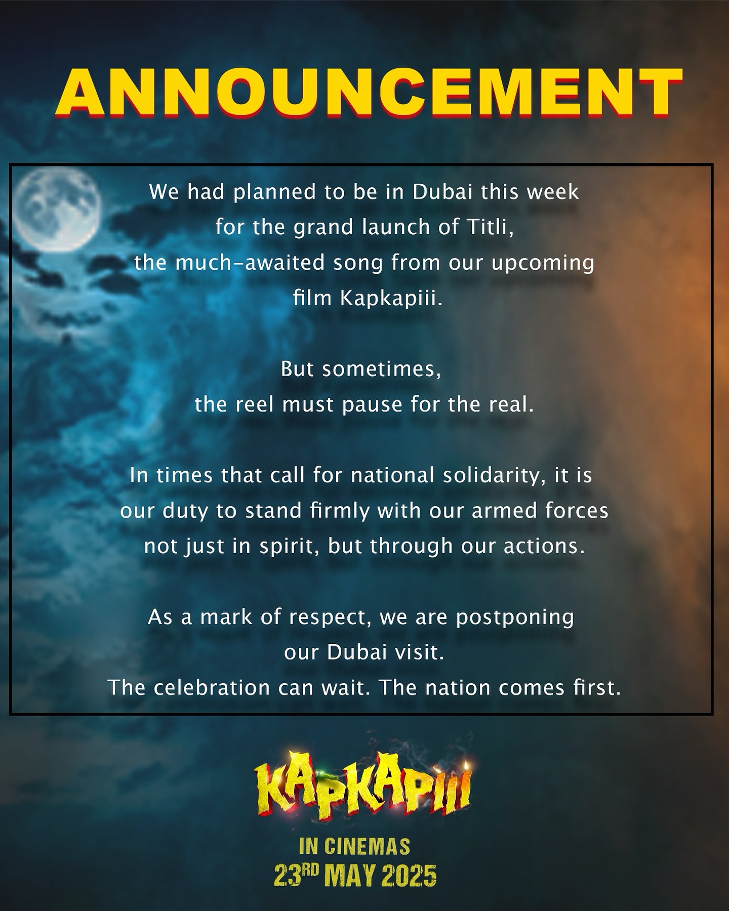 Respectfully, Tusshar Kapoor cancels Dubai plans, honoring India’s armed forces proudly!
