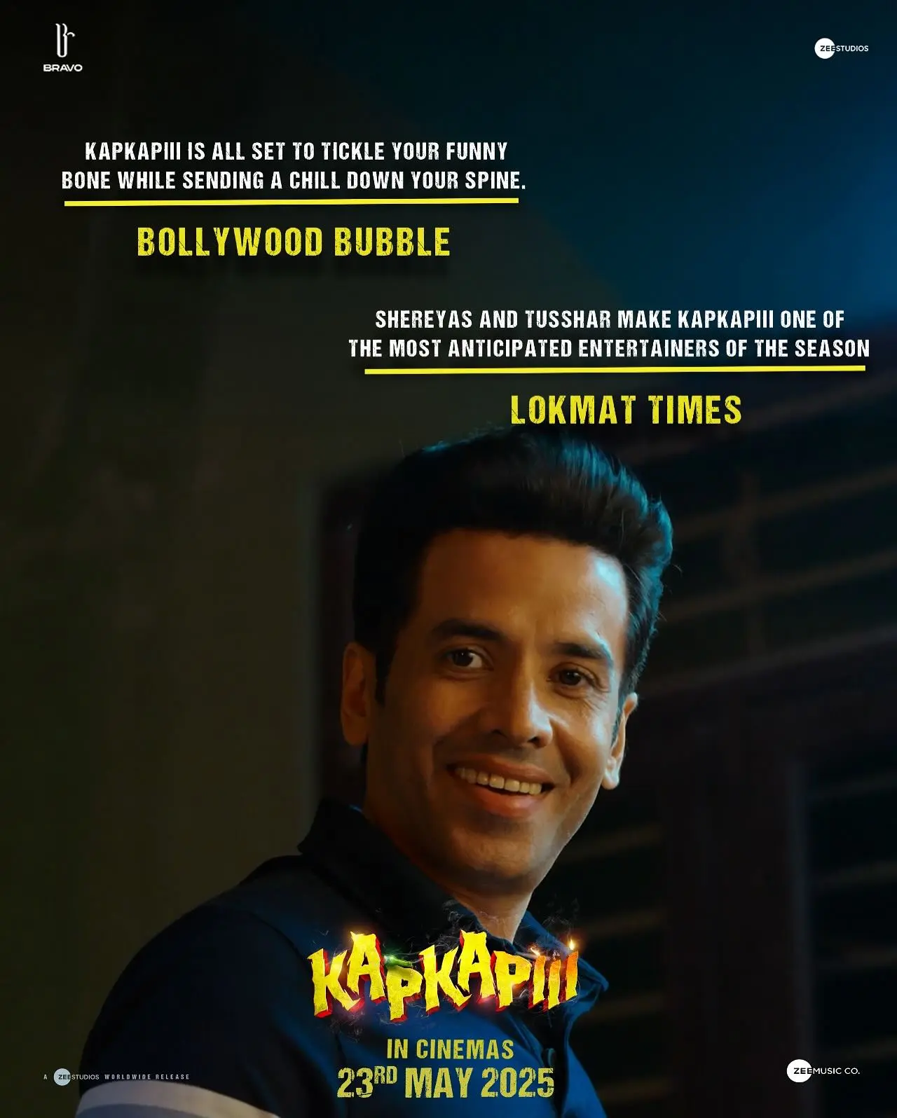 Tusshar Kapoor’s ‘Kapkapiii’ Trailer Receives Rave Reviews Epic horror comedy teaser sparks fan adoration as Tusshar Kapoor leads the cinematic ride!