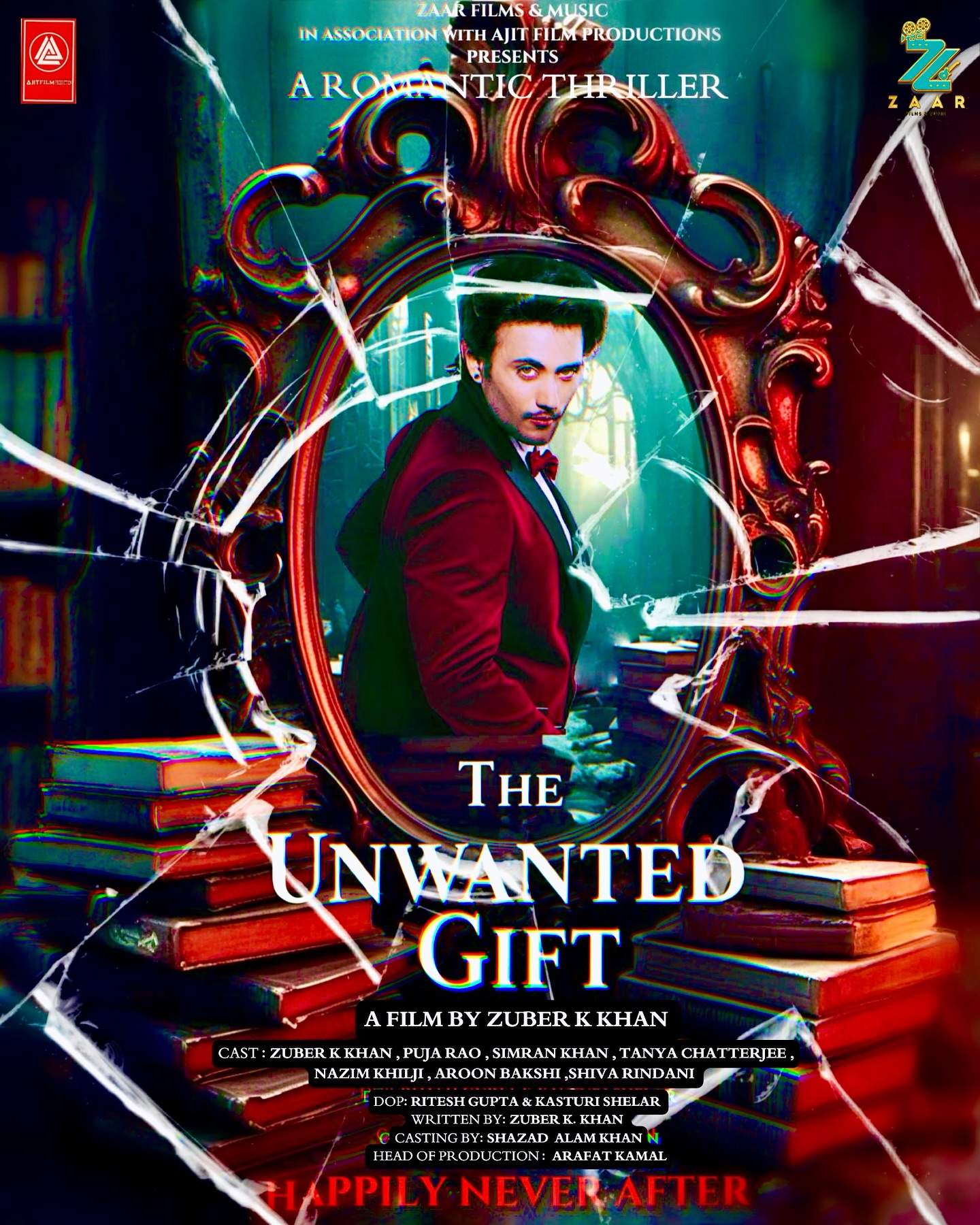 Unwanted Gift: New Murder Mystery Film Forthcoming suspense drama starring Zuber K. Khan & Puja Rao eerie love endless mystery!
