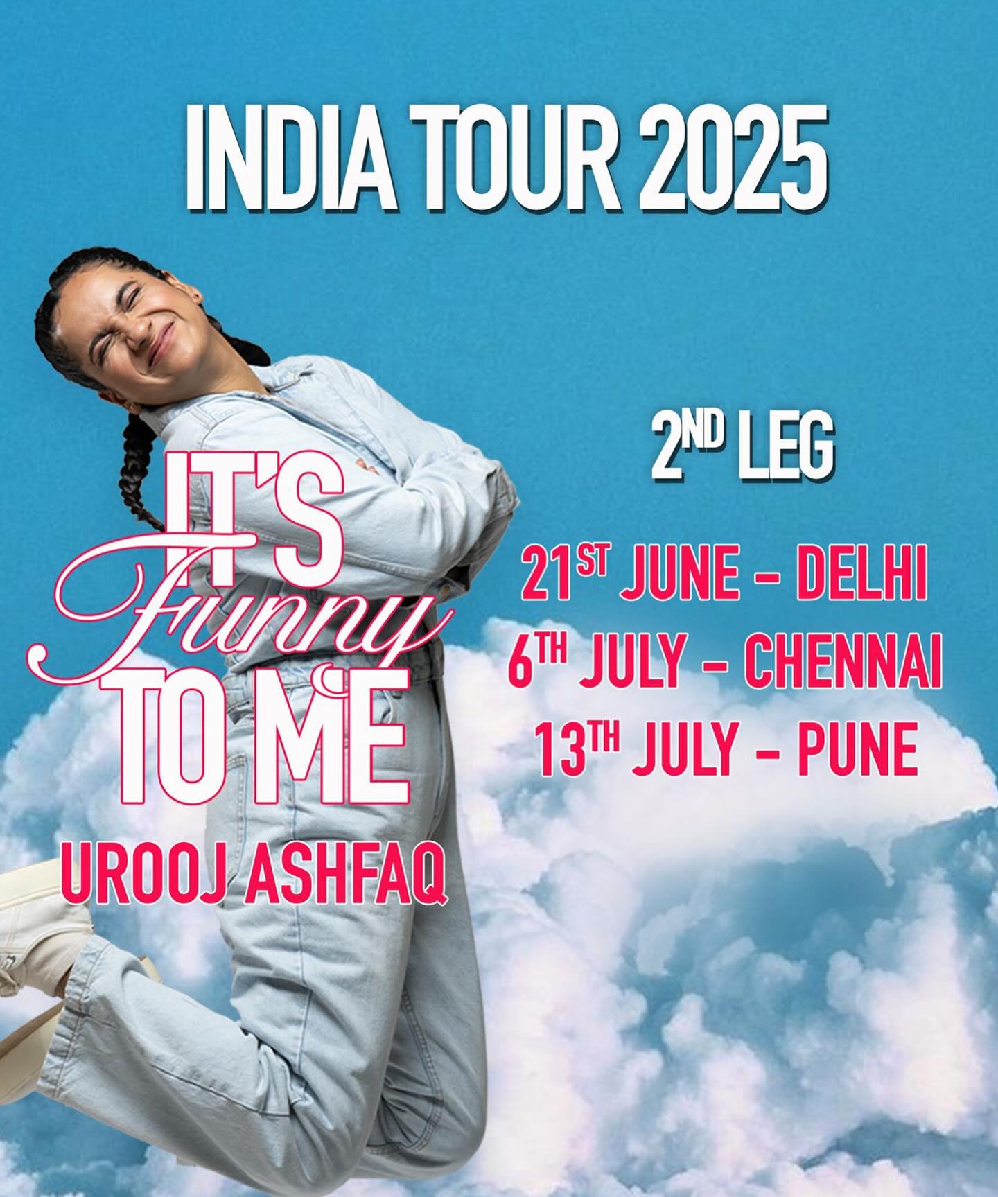 Urooj Ashfaq Announces Second Leg Of India Tour Star performer Urooj Ashfaq Dingankar calls on Pune, Delhi, Chennai fans for a live show!