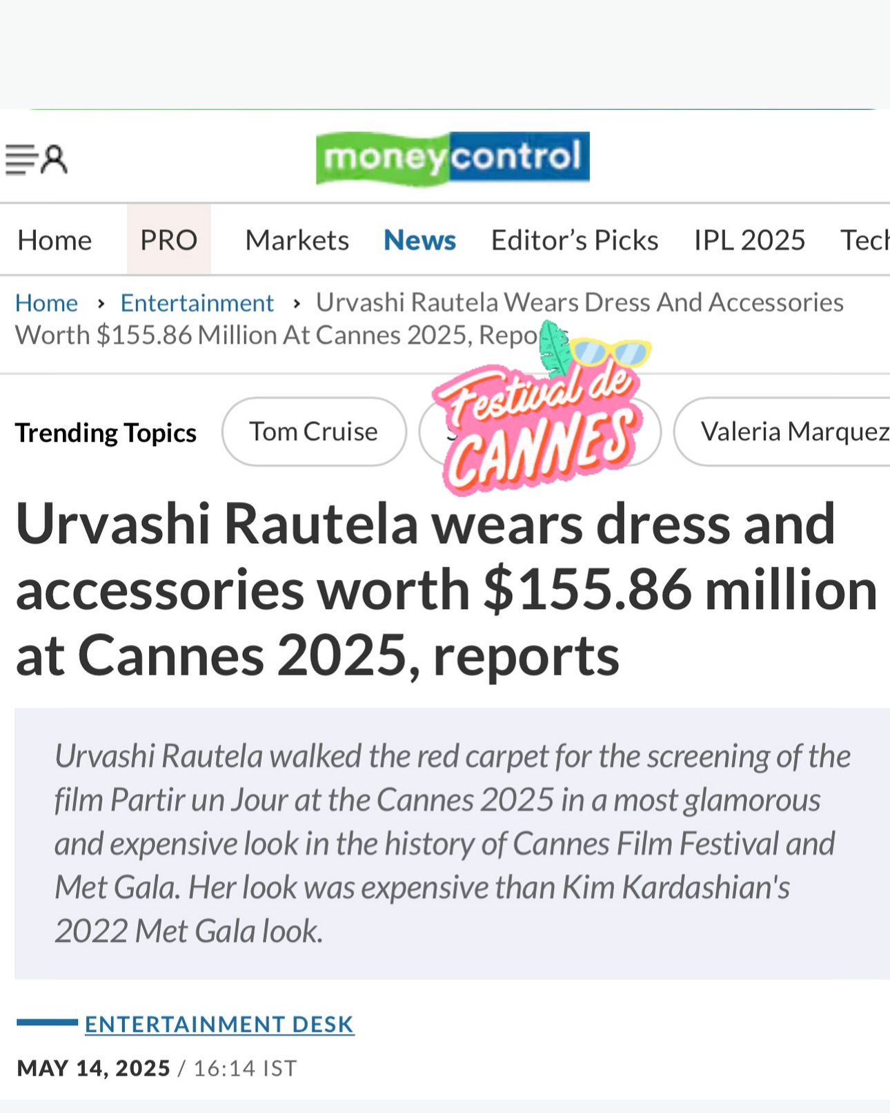 Urvashi Rautela Honors India’s Global Heritage