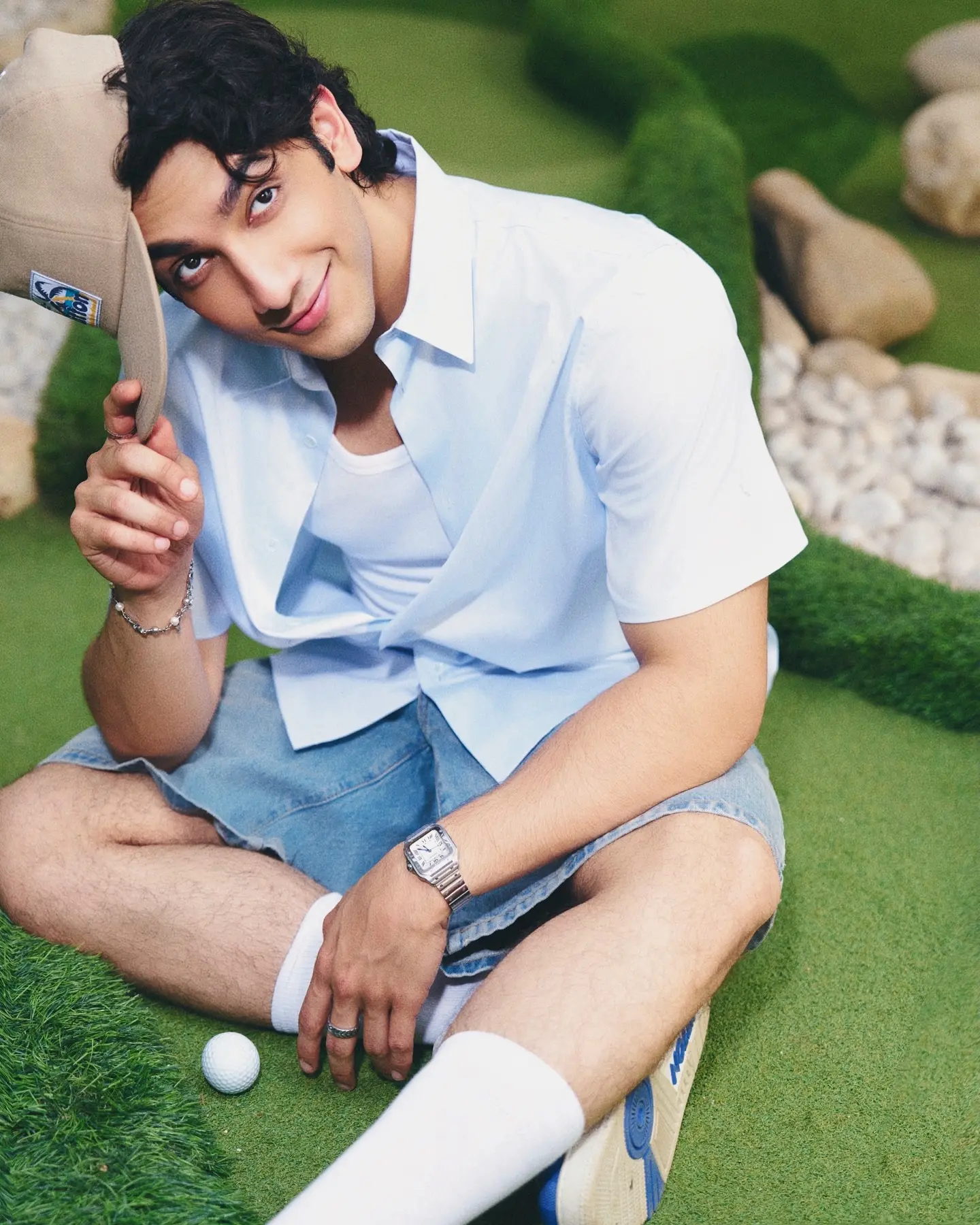 Vedang Raina Radiates Summertime Energy Vedang Raina embraces the season with style, golf thrills, and sunny vibes in summer. -Hi!!