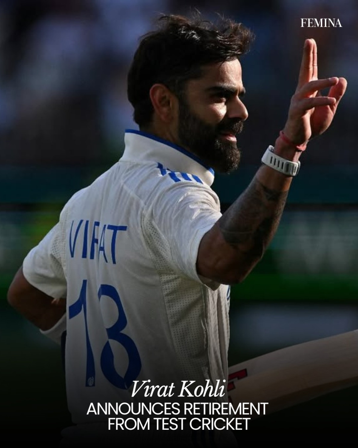 Cricket star Virat Kohli pens heartfelt note, marking a historic end to his test era today