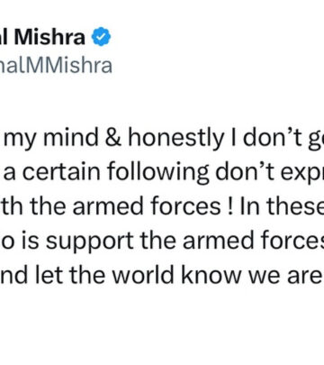 Vishal Mishra Inspires With Patriotic Imagery