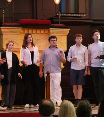 Voces8 Music Workshop Sparks Laughter