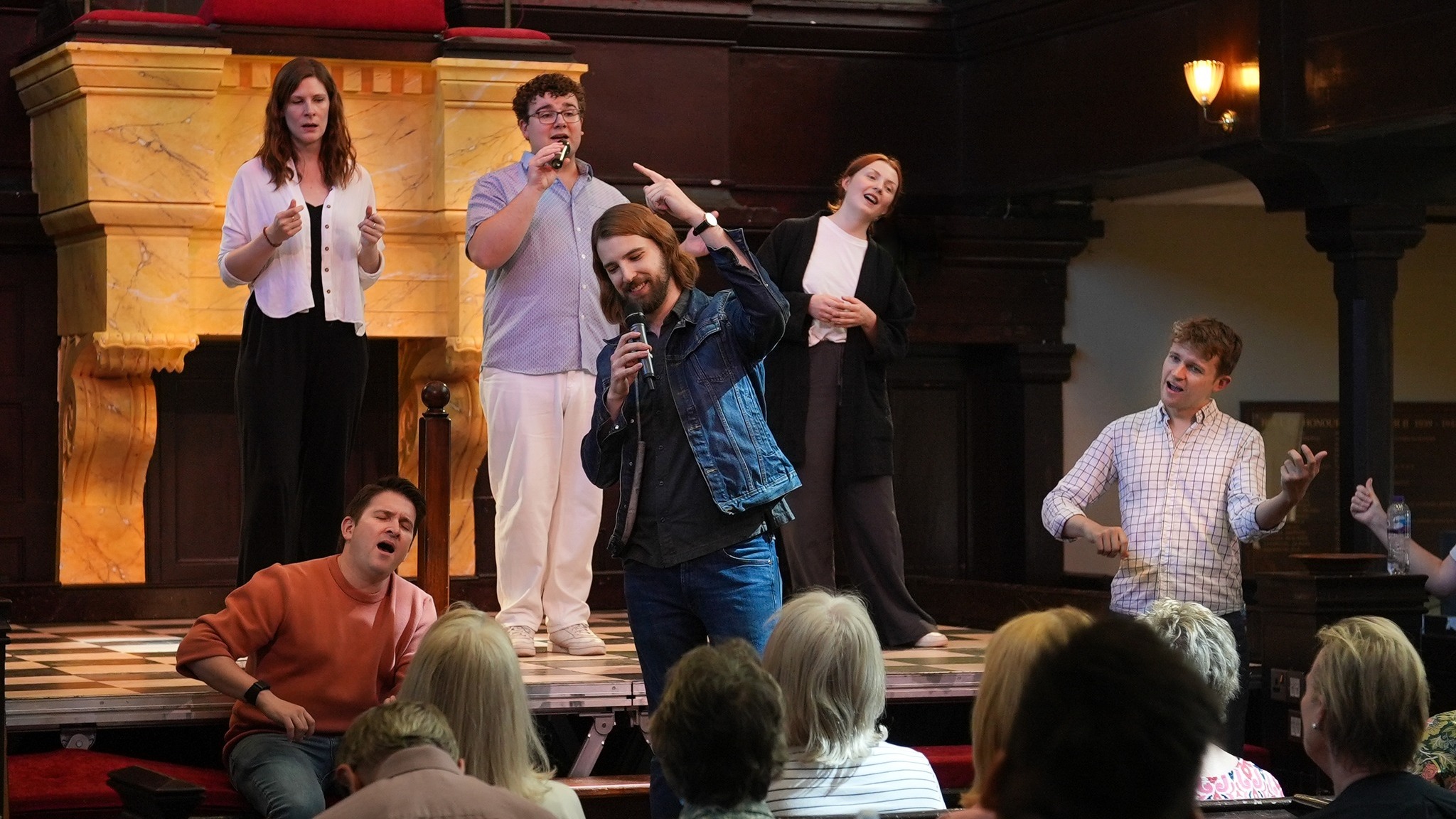 Voces8 Music Workshop Sparks Laughter
