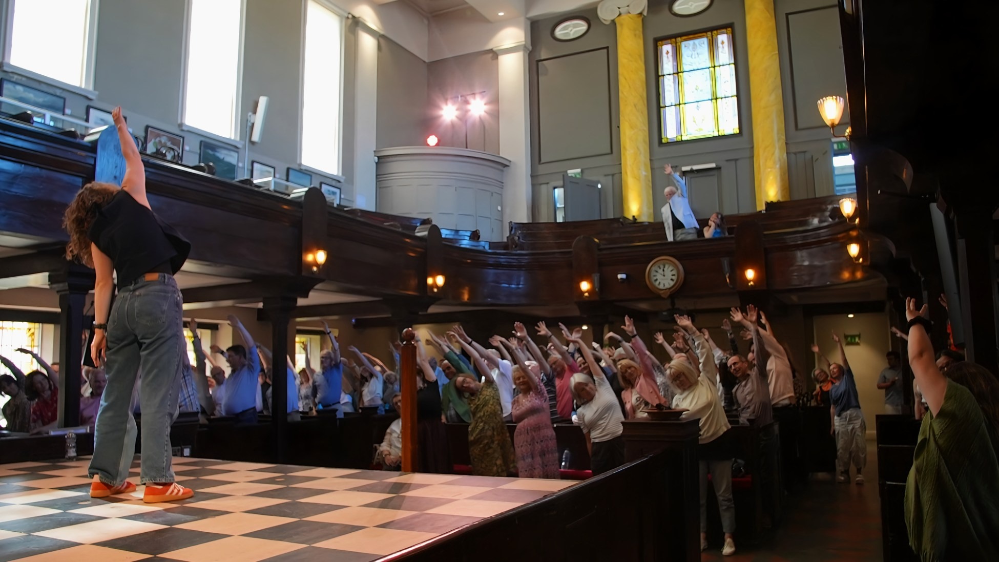 Voces8 Music Workshop Sparks Laughter