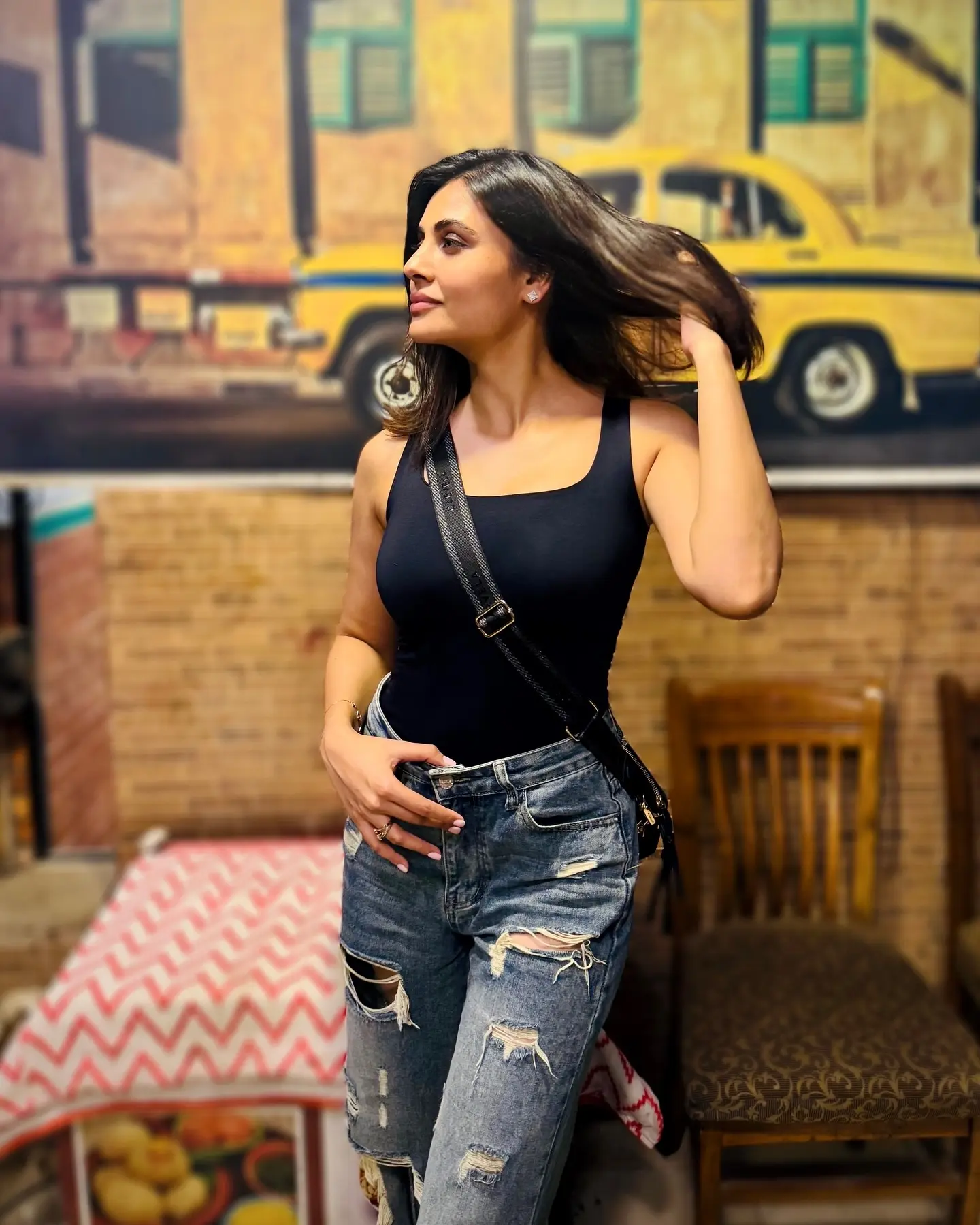 Wall-Matching Mood: Malati Chaahar’s Insta Fashion Moment
