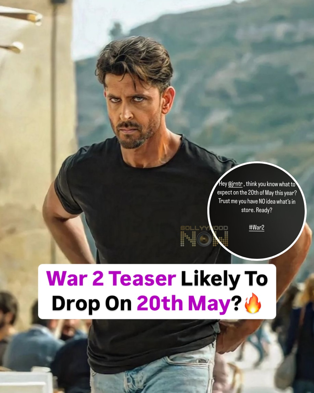 War 2 Teaser Date Revealed On Hrithik’s Birthday Hrithik Roshan drops a birthday hint, setting the stage for War 2's teaser in May 2025!!..