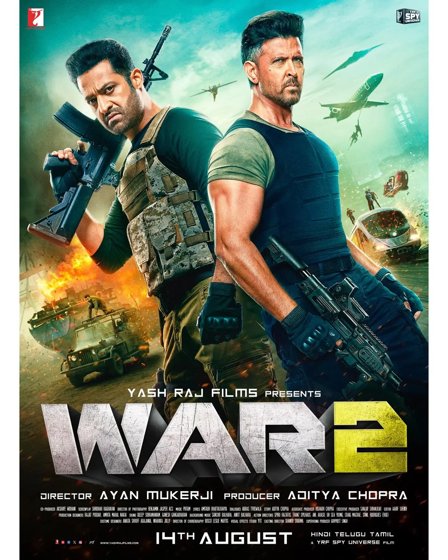 War2 Teaser Unveiled Ahead Of August Release A thrilling glimpse into the spy world as War2Teaser sets the stage for cinematic storm!!