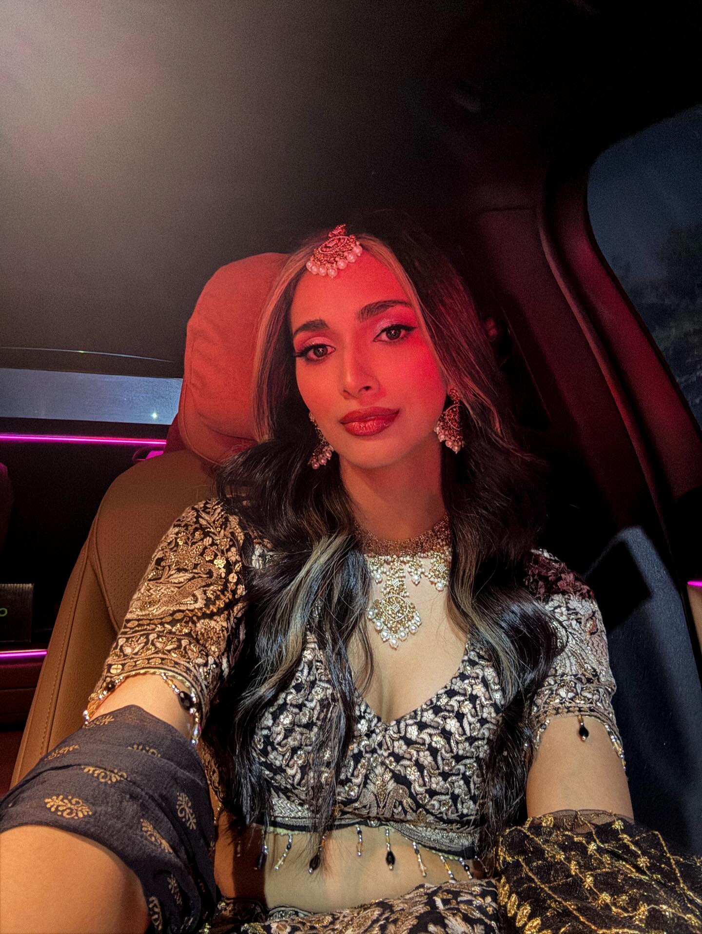 Christeena Biju impresses with wedding nails blending chic style, classic Punjabi flair.!!