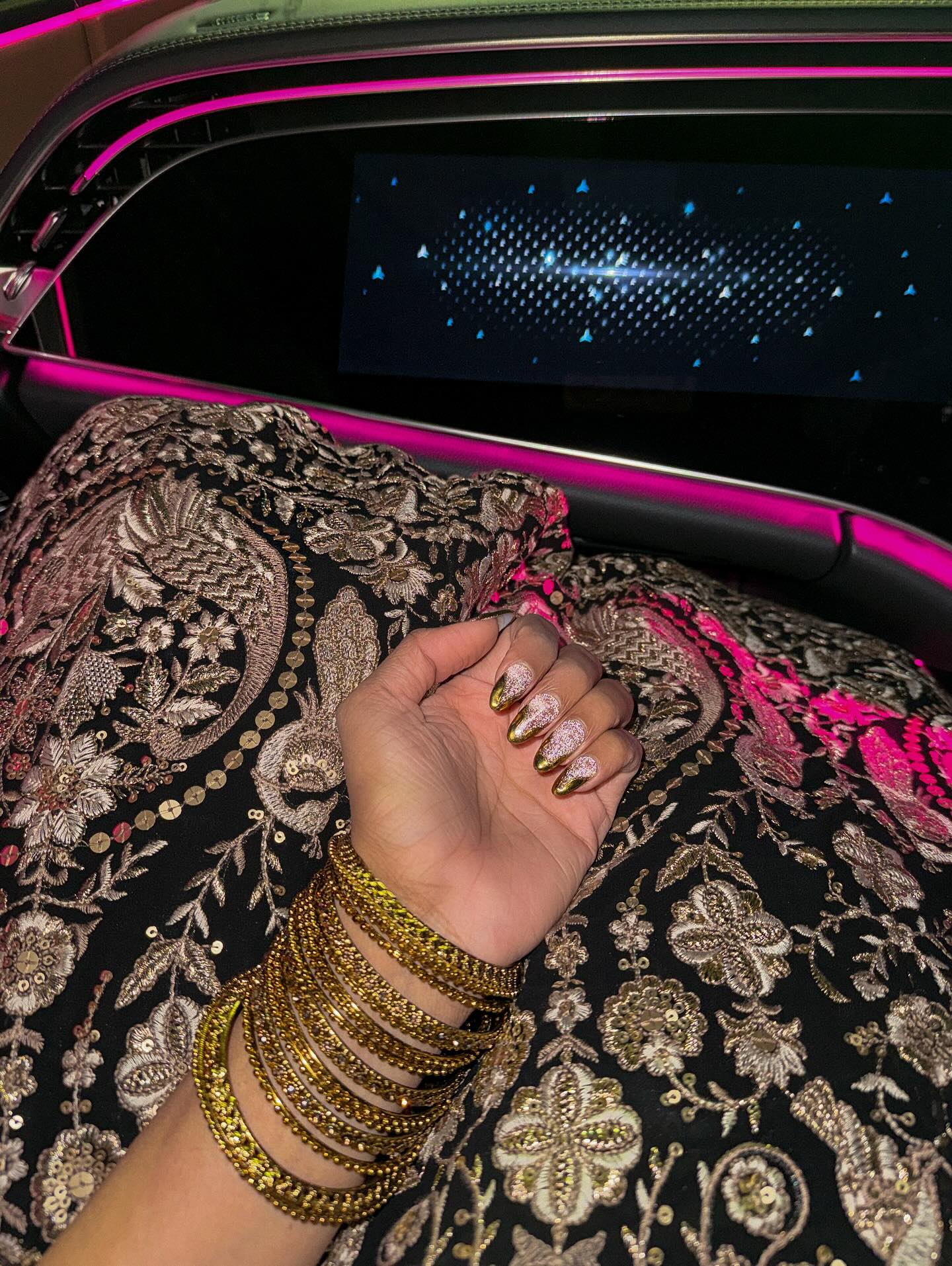 Wedding Nails Trend Captivates Christeena Biju