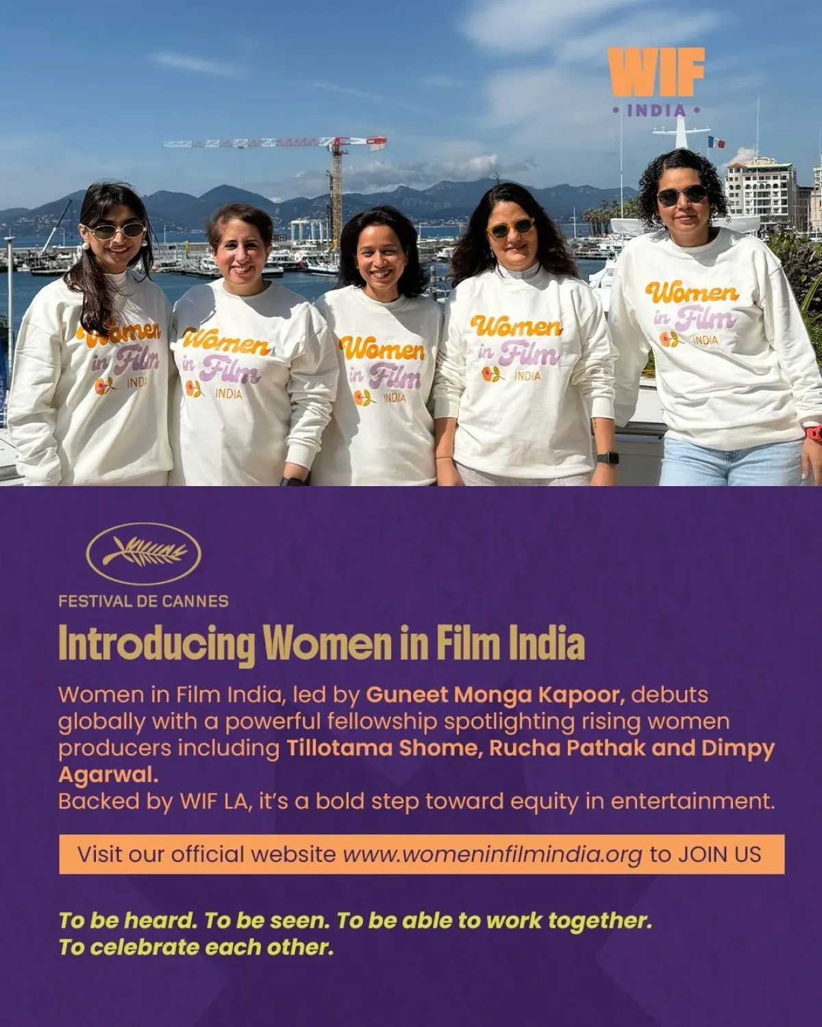 Women In Film India Launches New Initiative Empowering filmwomen worldwide through collaboration and innovative support initiatives!!