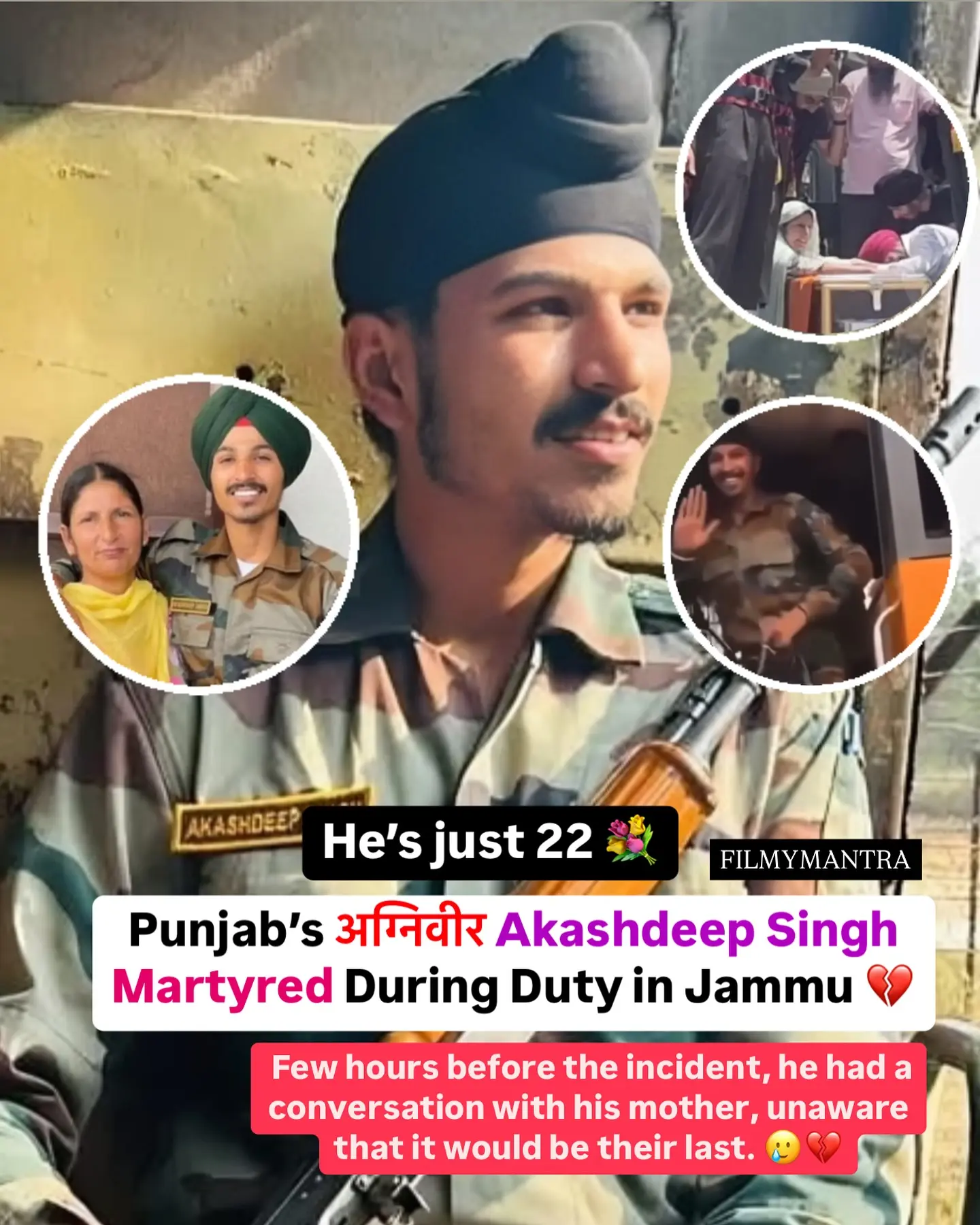 Young Soldier’s Final Duty Sacrifice Salute to a young hero whose final call with his mom resonates deeply in every heart!!%?!