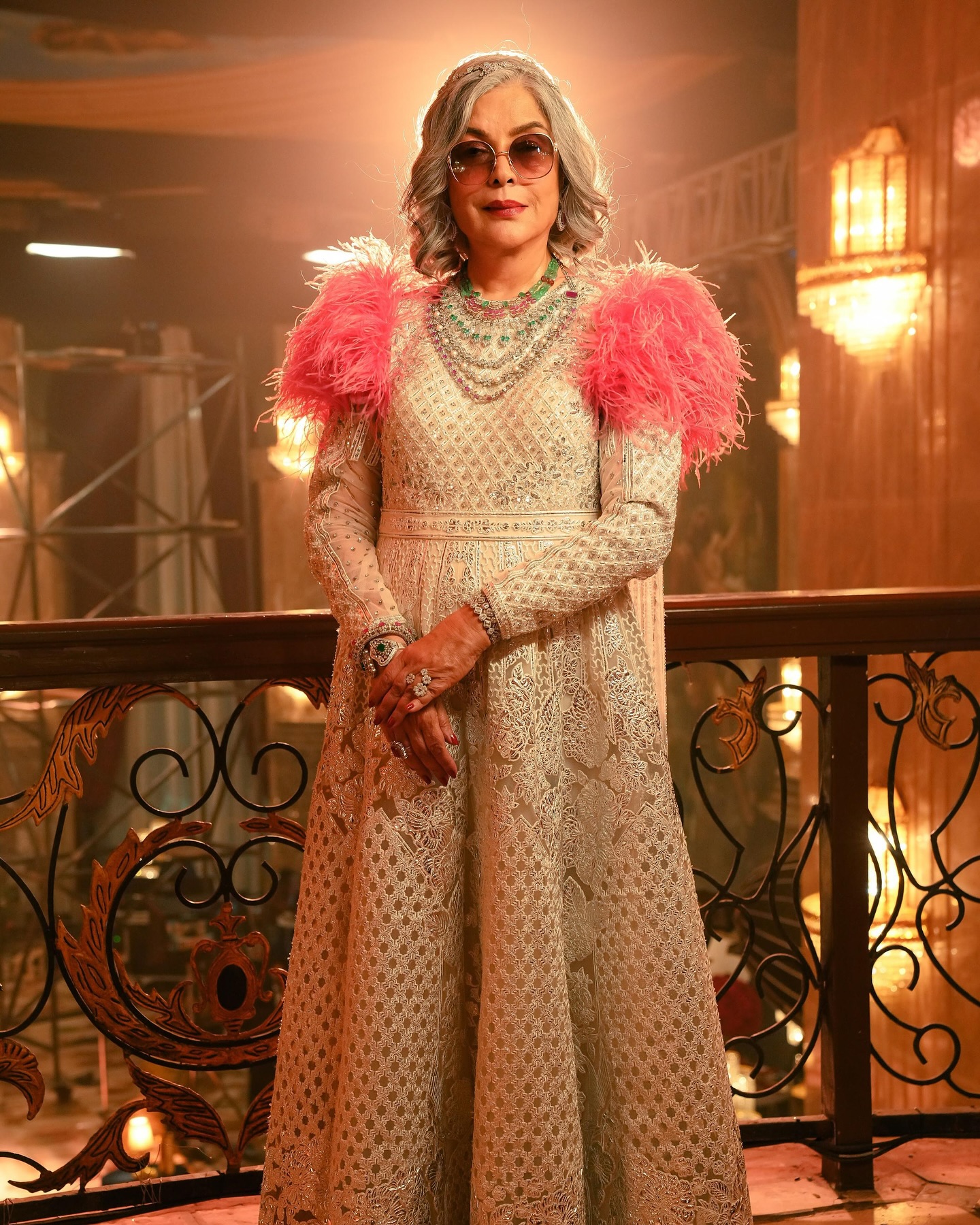 Zeenat Aman Celebrates The Royals Costume Designers