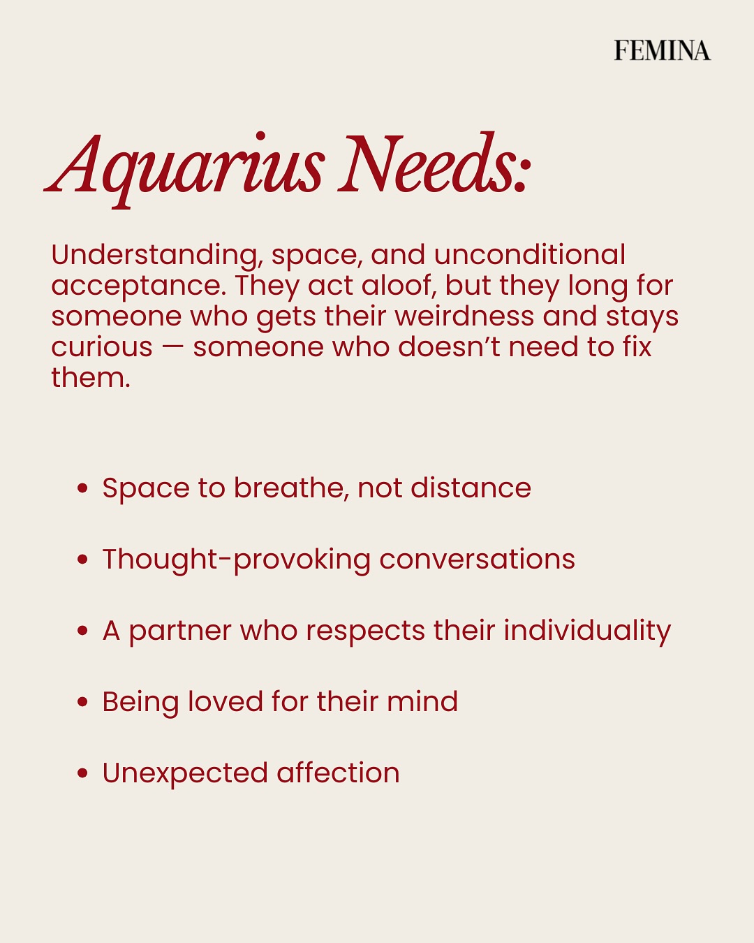Zodiac Signs And Relationship Needs Revealed