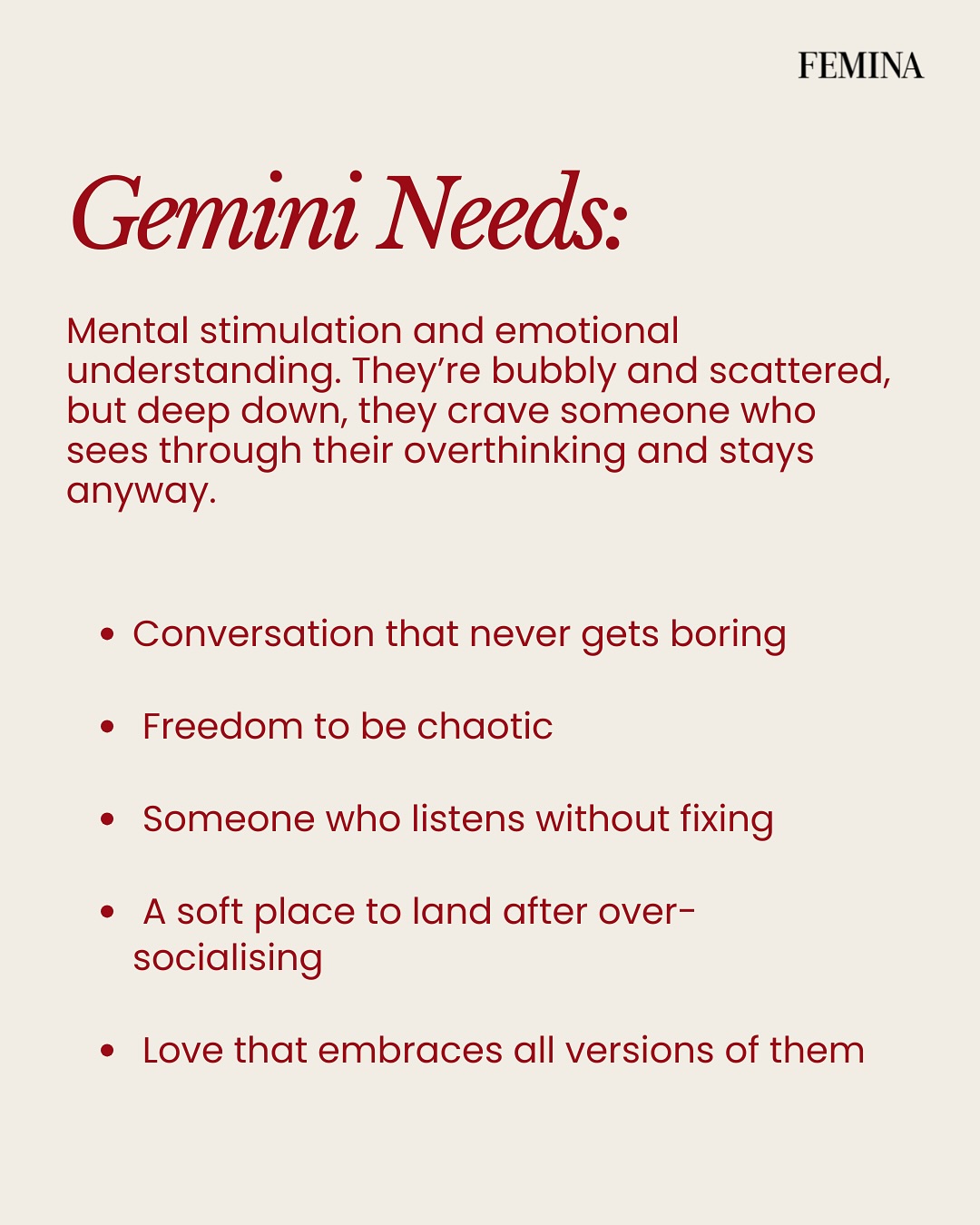 Zodiac Signs And Relationship Needs Revealed