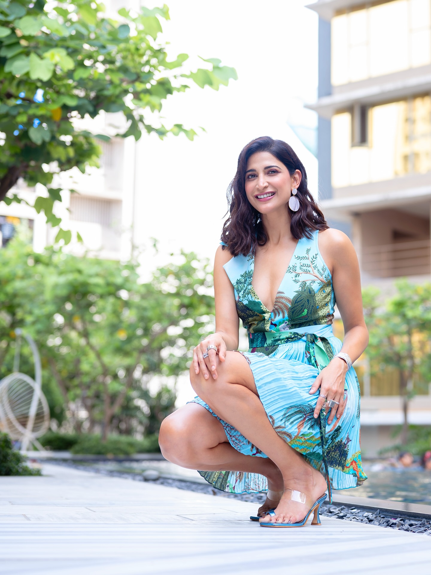 Aahana Kumra’s Blue Throwback Radiates Timeless Charm