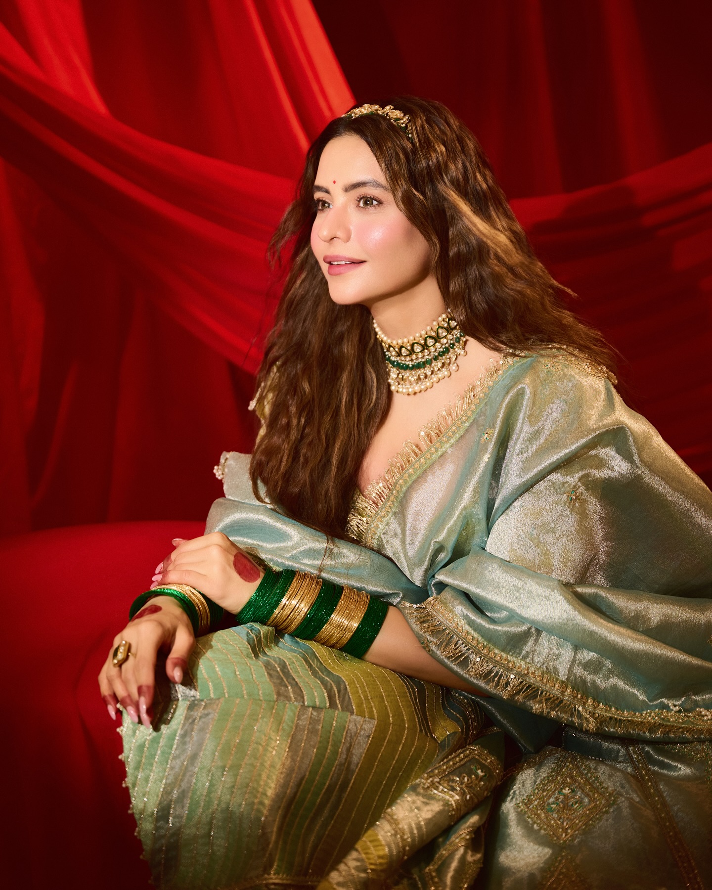 Aamna Sharif Shines In Chic Lehenga Look