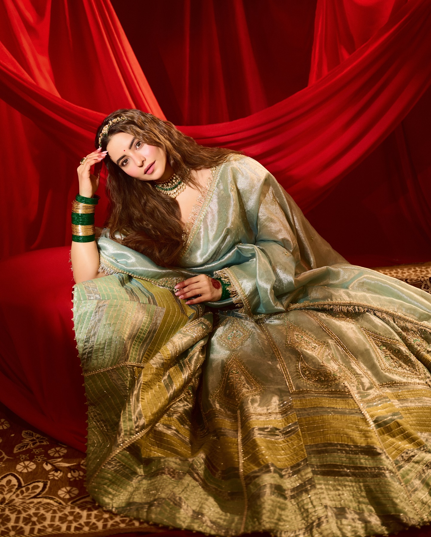 Aamna Sharif Shines In Chic Lehenga Look