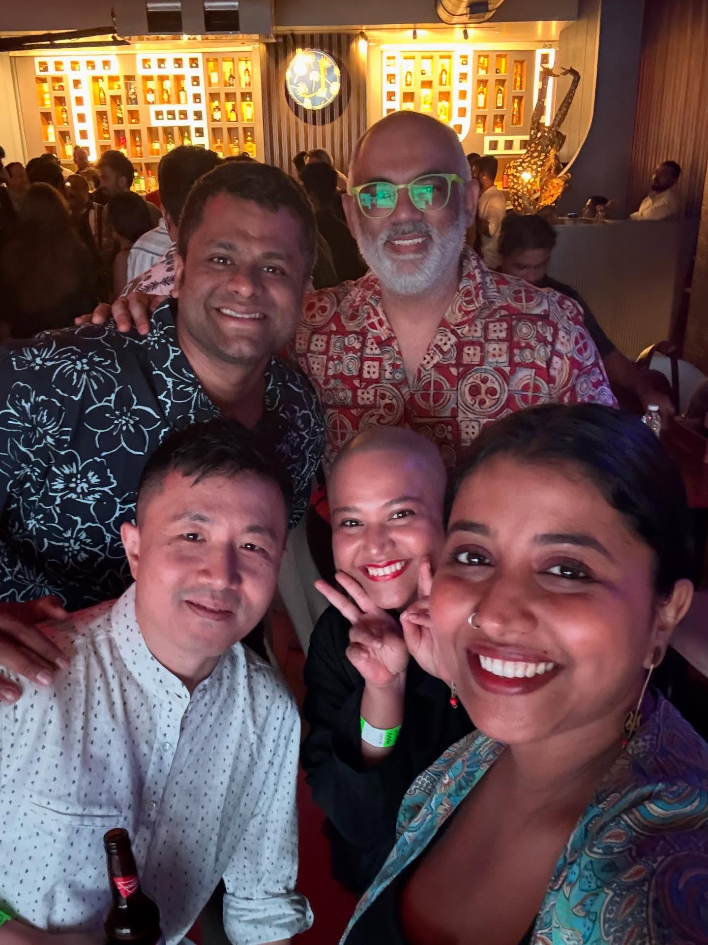 Aanandi Joshi Celebrates Team Success